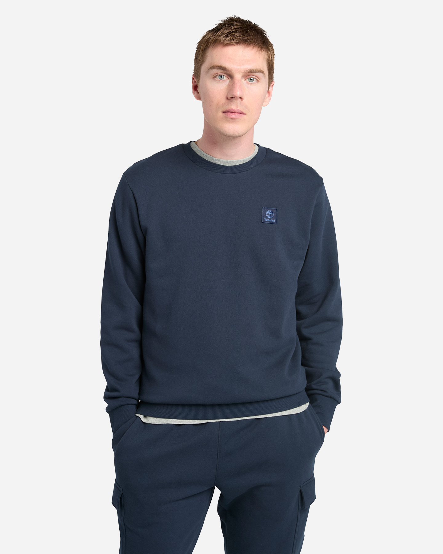 Felpa TIMBERLAND SMALL PATCH M - Blu - 1 | Cisalfa Sport