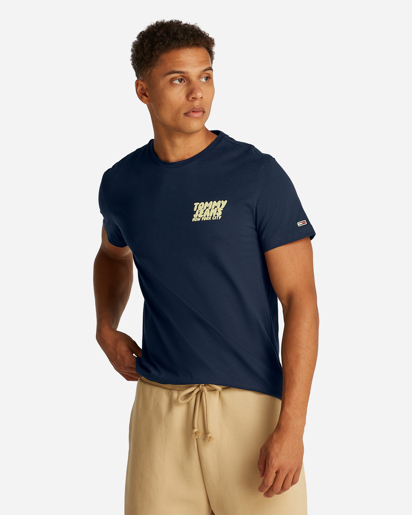 T-shirt TOMMY HILFIGER SMALL LOGO M - Blu - 2 | Cisalfa Sport