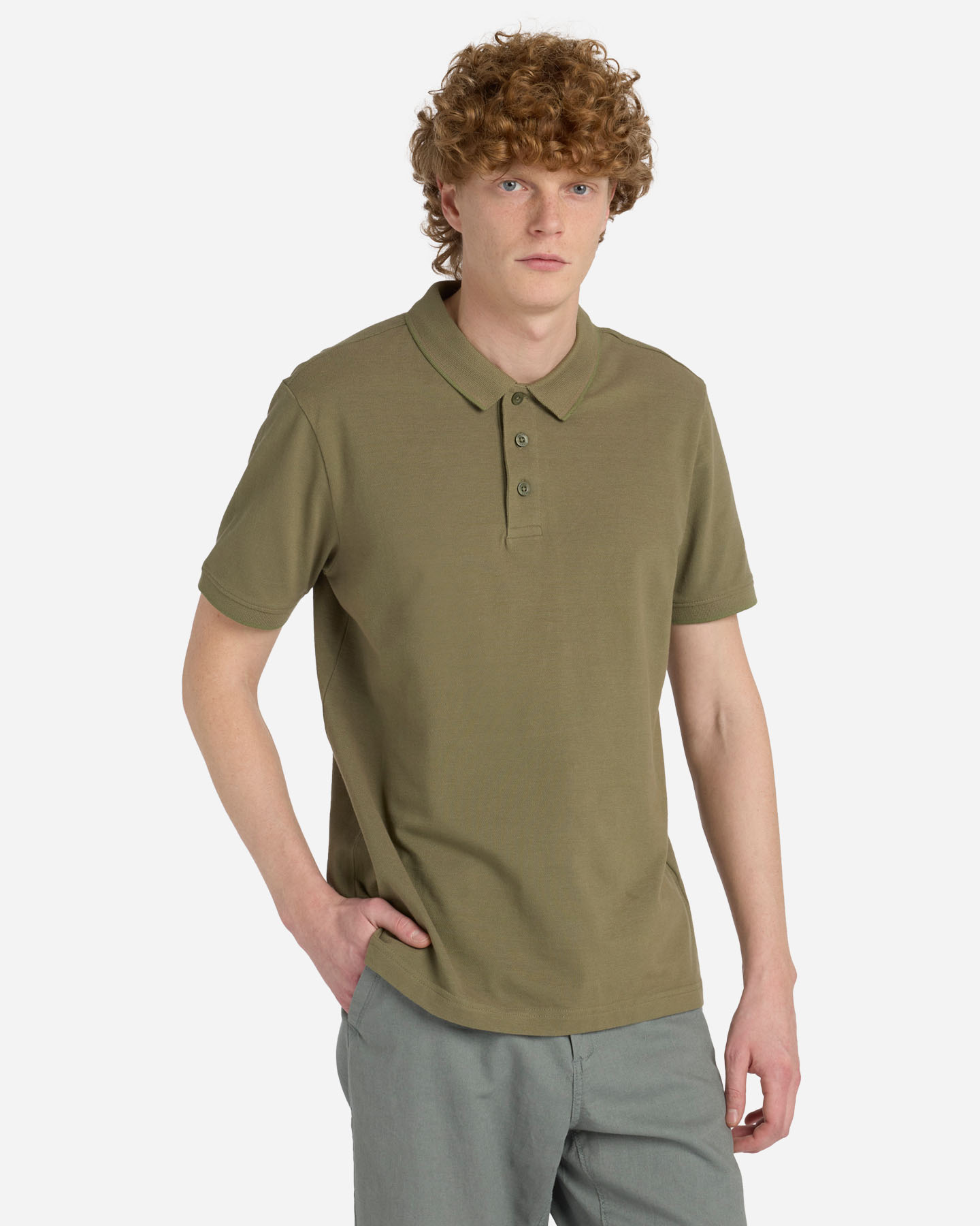 Polo DACK'S ESSENTIAL M - Verde - 1 | Cisalfa Sport