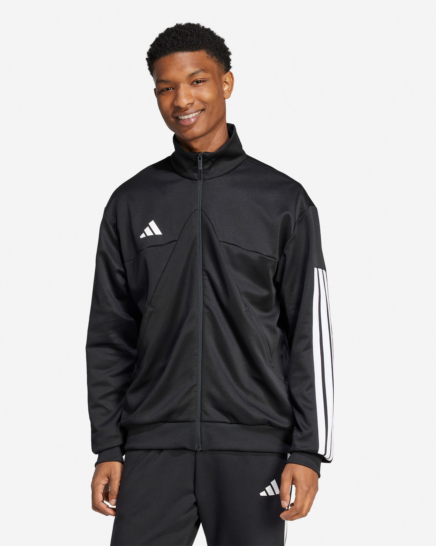 Felpa ADIDAS TIRO 3STRIPES M - Nero - 1 | Cisalfa Sport