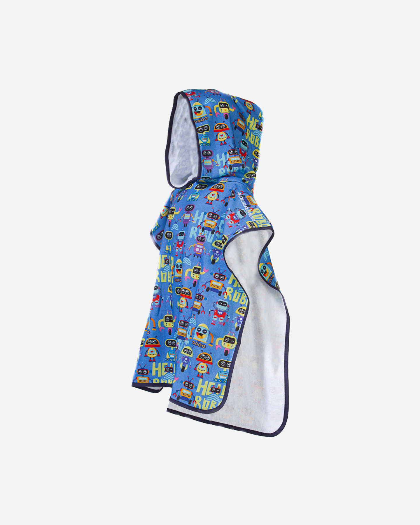 Accappatoio AQUARAPID ROBOT MULTICOLOR JR - Blu royal - 2 | Cisalfa Sport