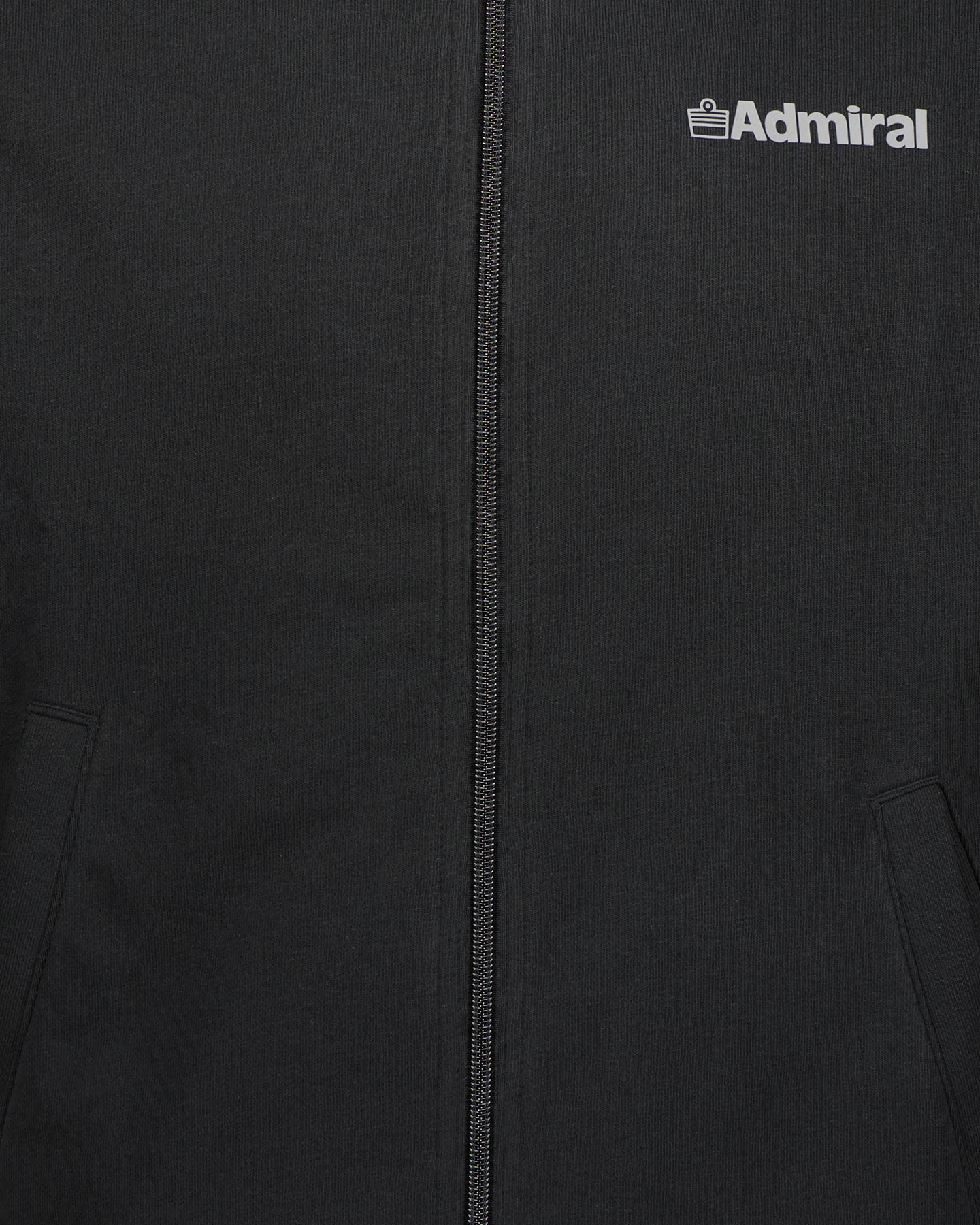 Felpa ADMIRAL BASIC ZIP M - Nero - 2 | Cisalfa Sport