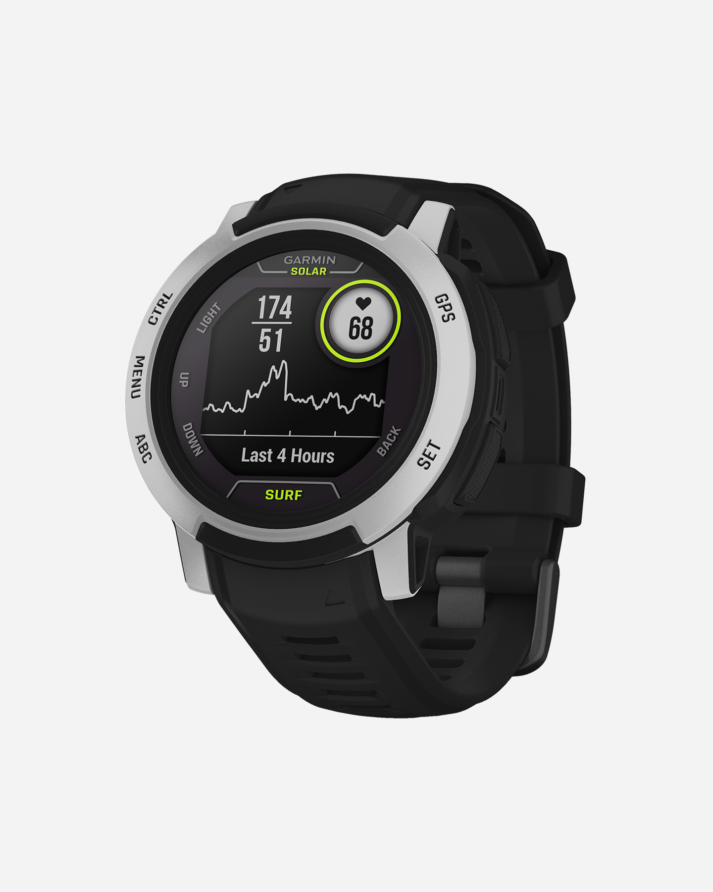 Orologio multifunzione GARMIN INSTINCT 2 SOLAR SURF EDITION - Argento - 1 | Cisalfa Sport