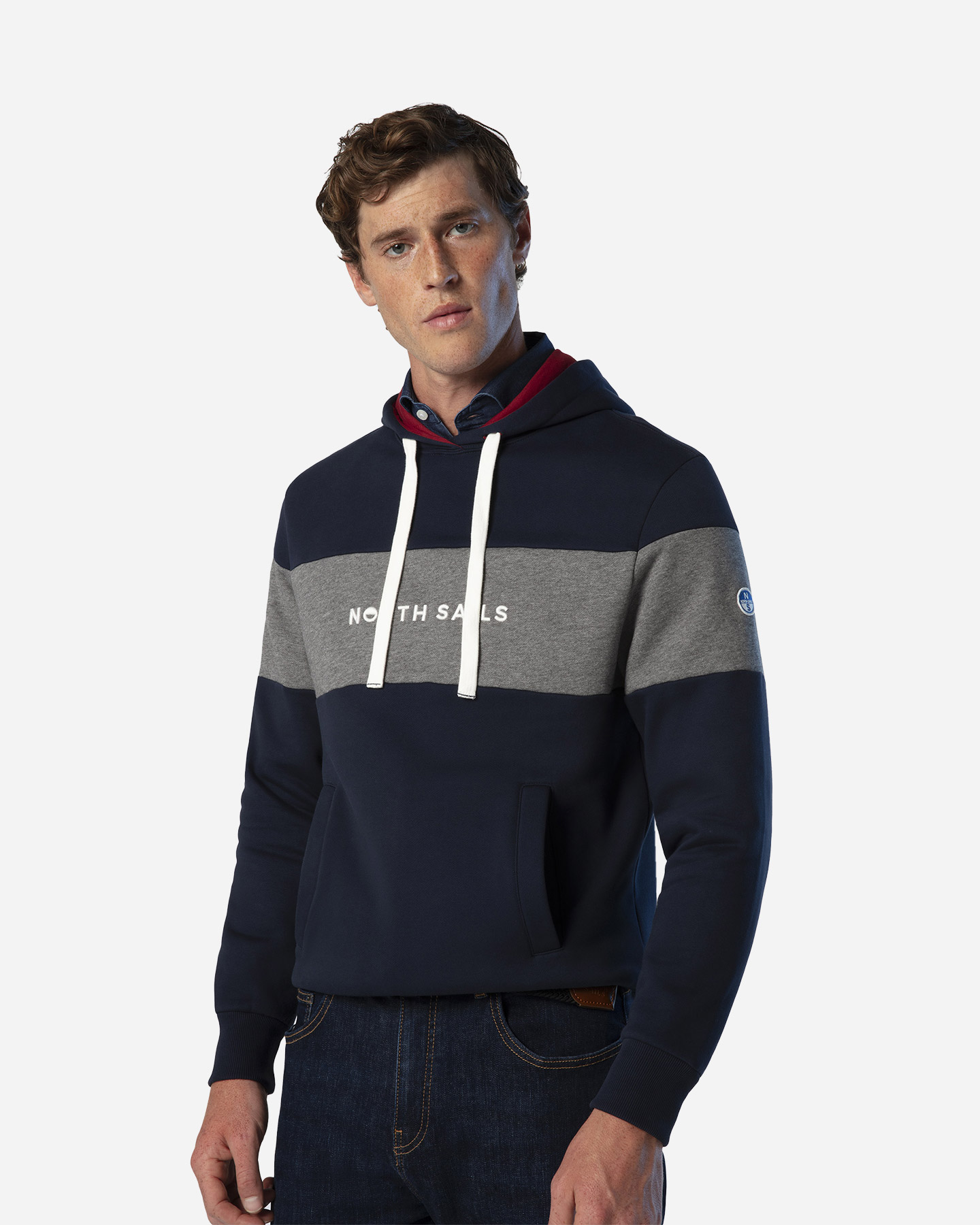 Felpa NORTH SAILS BASIC M - Grigio - 4 | Cisalfa Sport