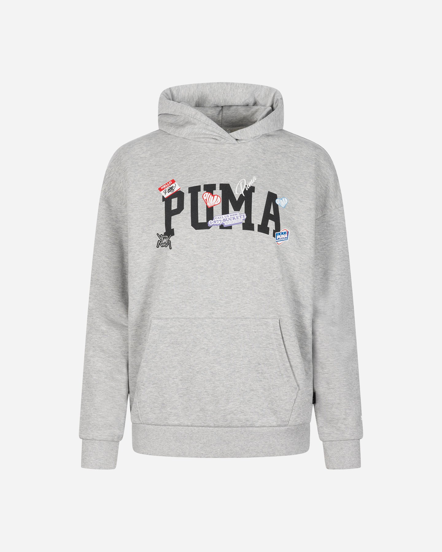 Felpa PUMA BIG LOGO W - Grigio - 0 | Cisalfa Sport