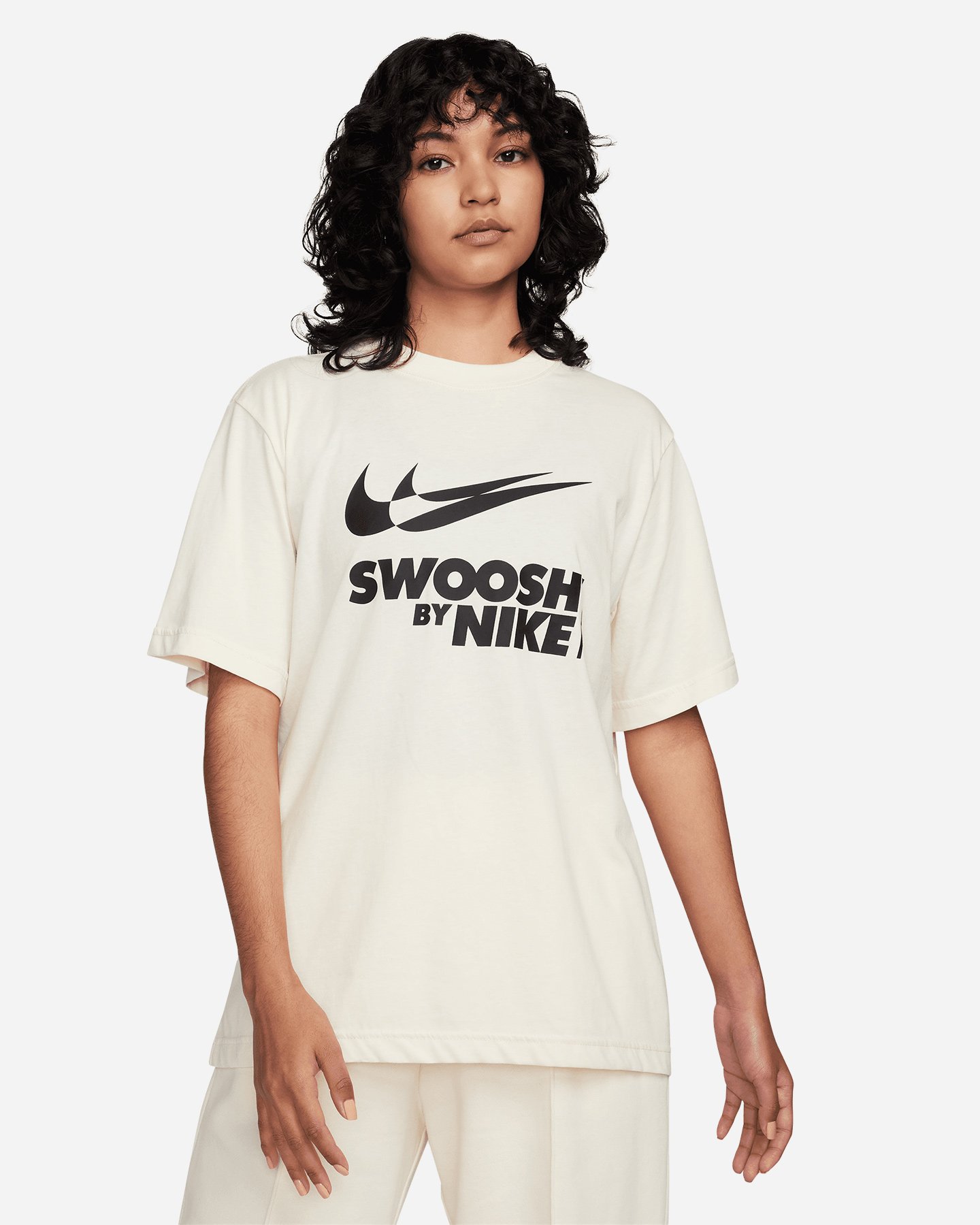 T-shirt NIKE SWOOSH W - Bianco - 0 | Cisalfa Sport