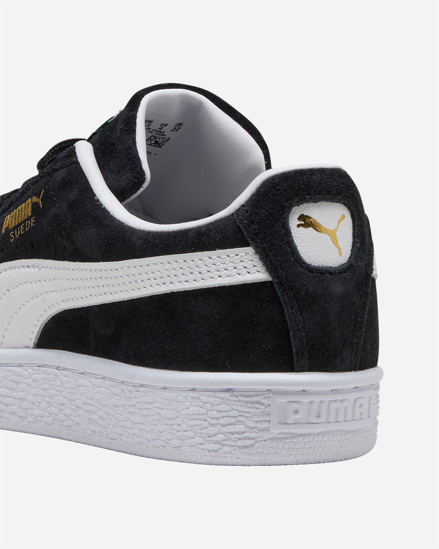 Scarpe sneakers PUMA SUEDE CLASSIC GS JR - Nero - 5 | Cisalfa Sport