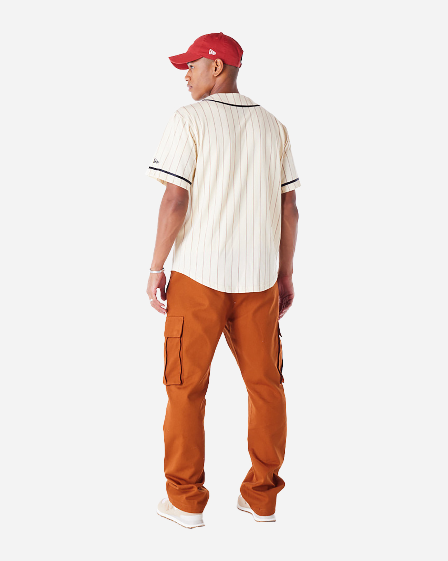 T-shirt NEW ERA BRAND PINSTRIPE M - Beige - 3 | Cisalfa Sport