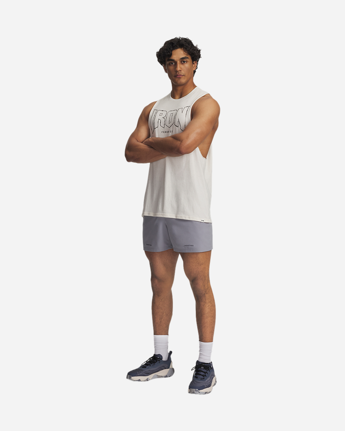 Canotta UNDER ARMOUR PROJECT ROCK M - Bianco - 2 | Cisalfa Sport