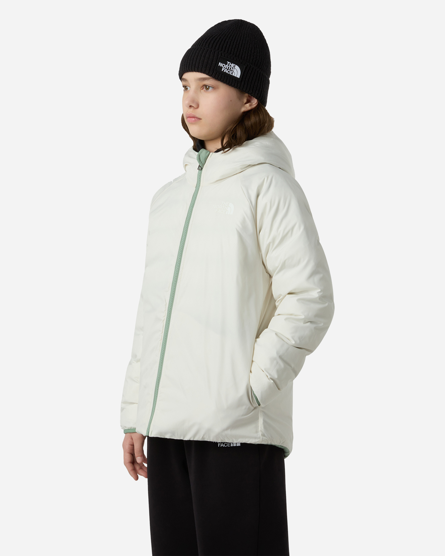 Giubbotto THE NORTH FACE PERRITO REVERS JR - Verde - 4 | Cisalfa Sport