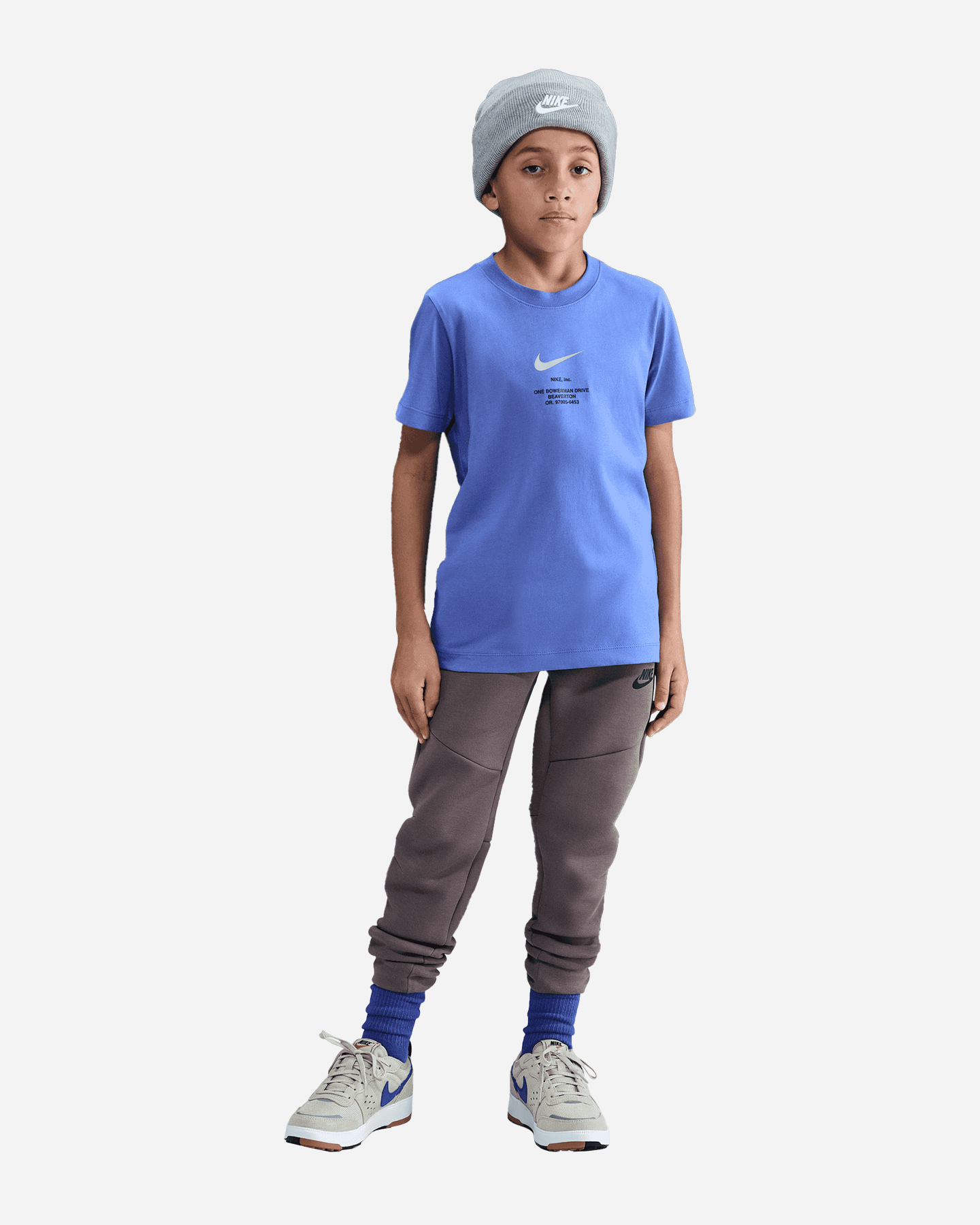 T-shirt NIKE PRINT BACK COMET JR - Blu royal - 1 | Cisalfa Sport