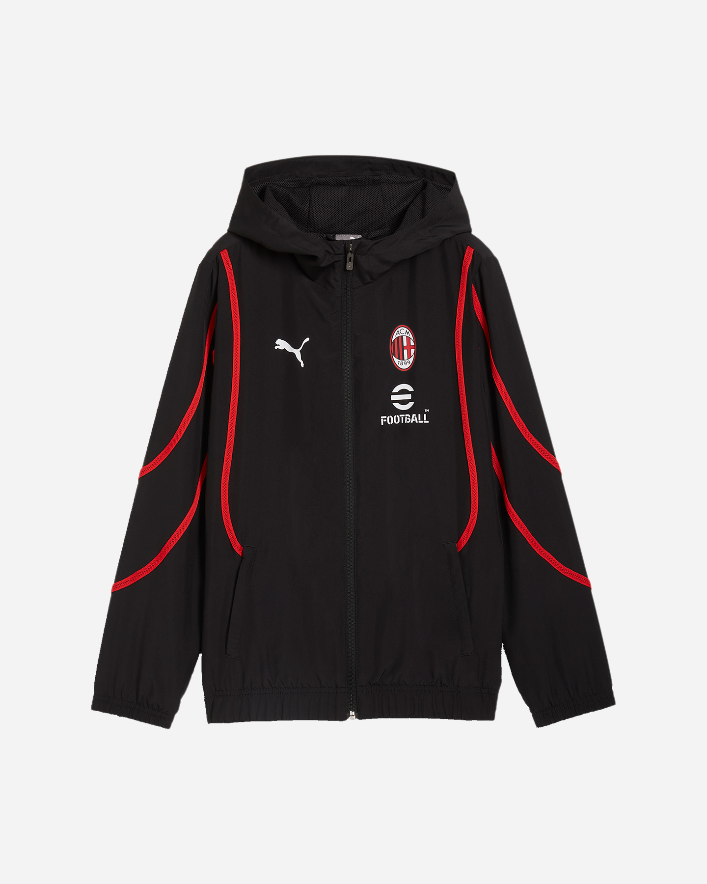 Abbigliamento calcio ufficiale PUMA MILAN PREMATCH JR - Nero - 0 | Cisalfa Sport