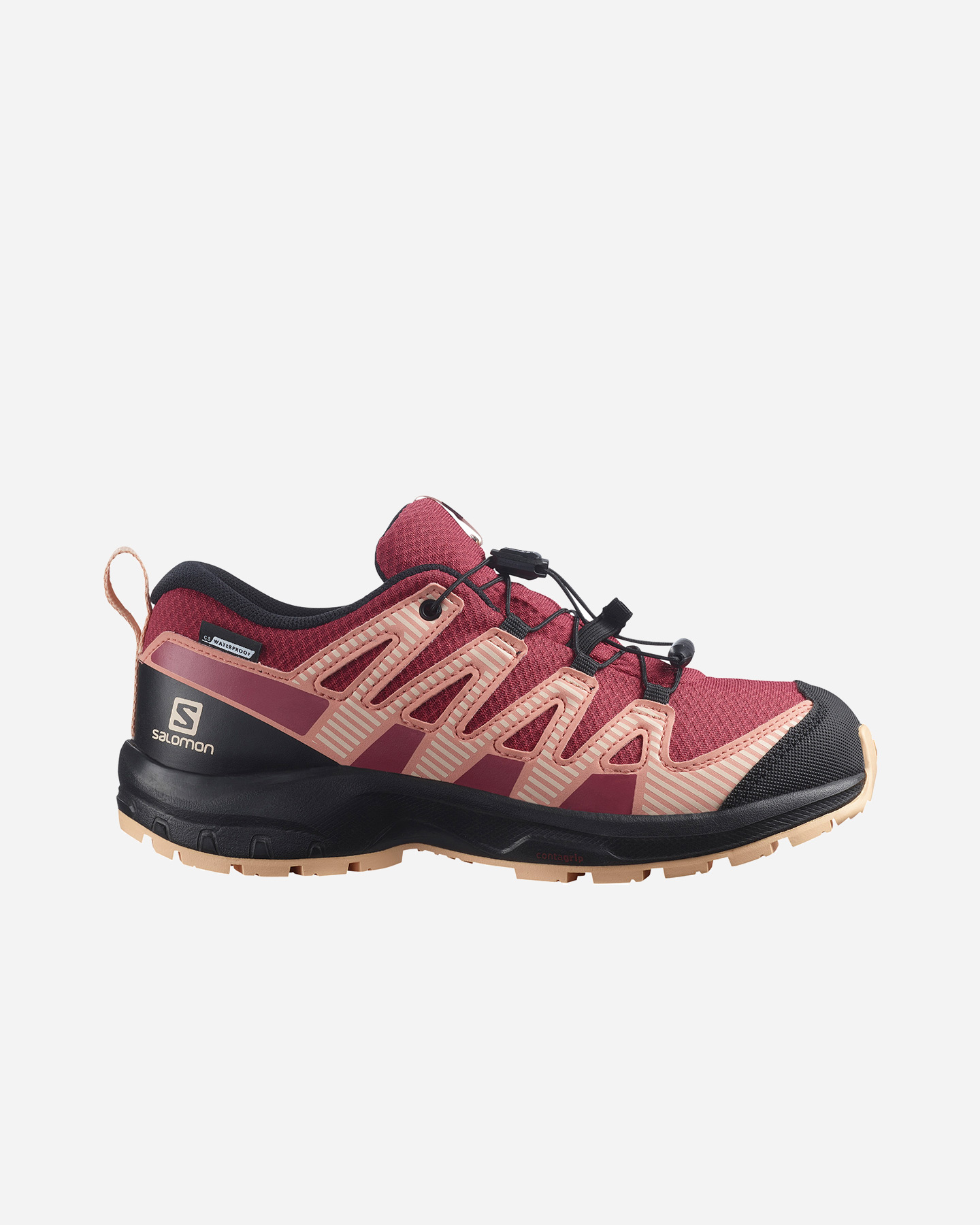Scarpe trail SALOMON XA PRO V8 CSWP JR - Rosa - 0 | Cisalfa Sport