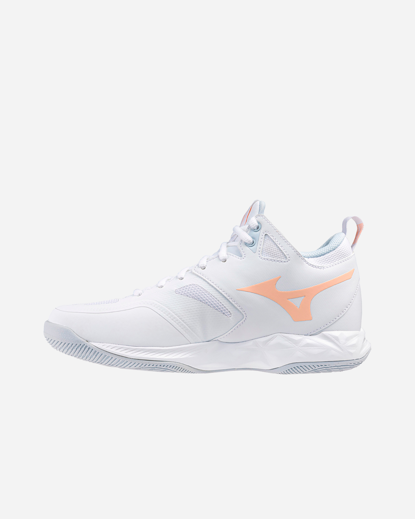 Scarpe volley MIZUNO WAVE DIMENSION MID WOS W - Bianco - 4 | Cisalfa Sport