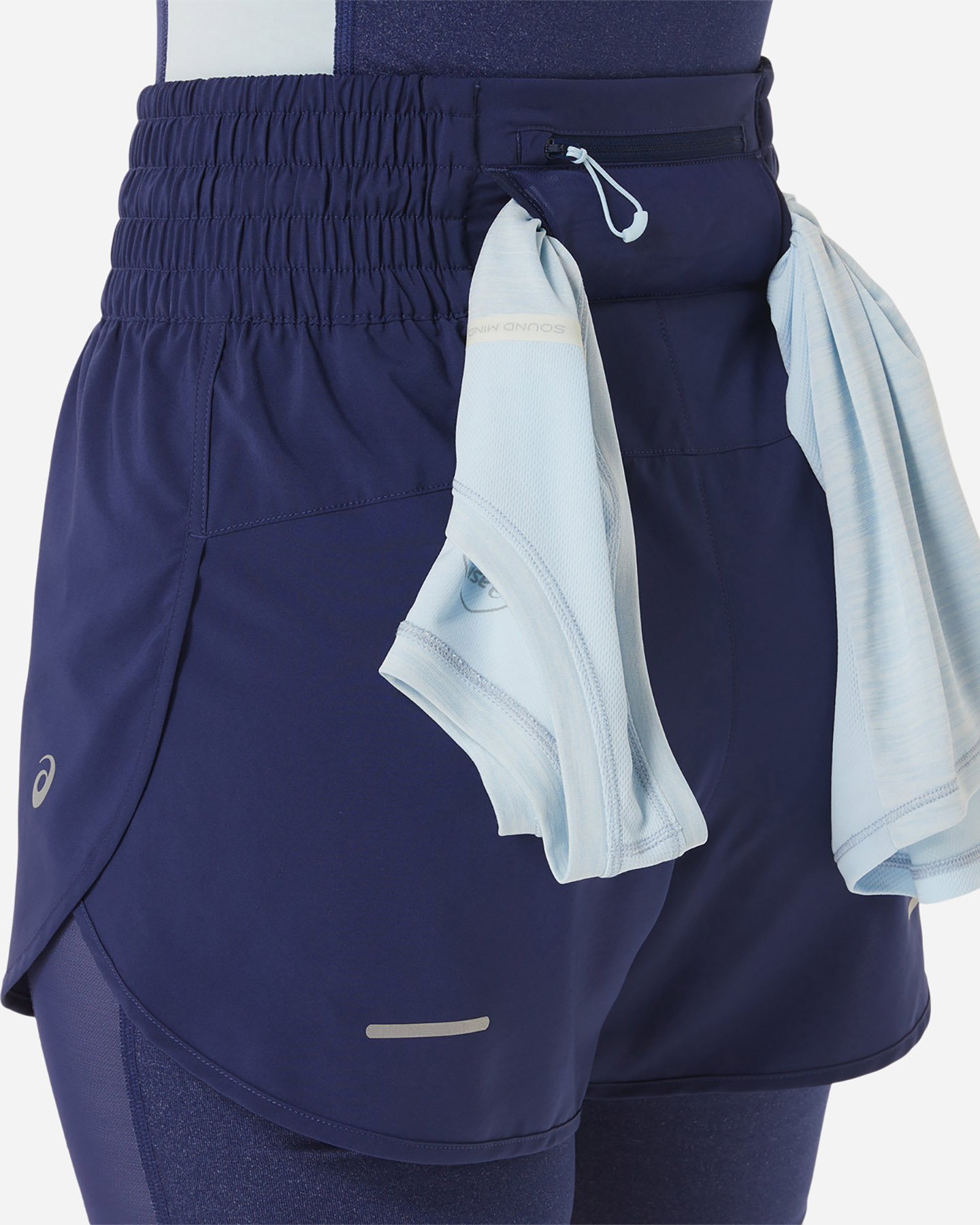 Short running ASICS NAGINO 4IN W - Blu - 5 | Cisalfa Sport