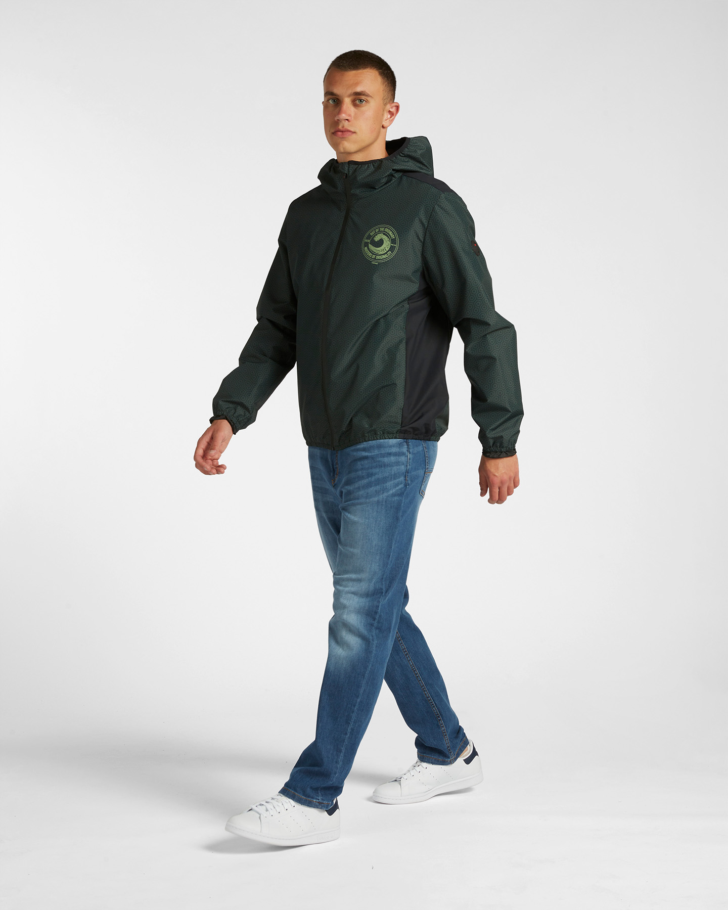 Giubbotto MISTRAL PRINTED M - Verde - 3 | Cisalfa Sport