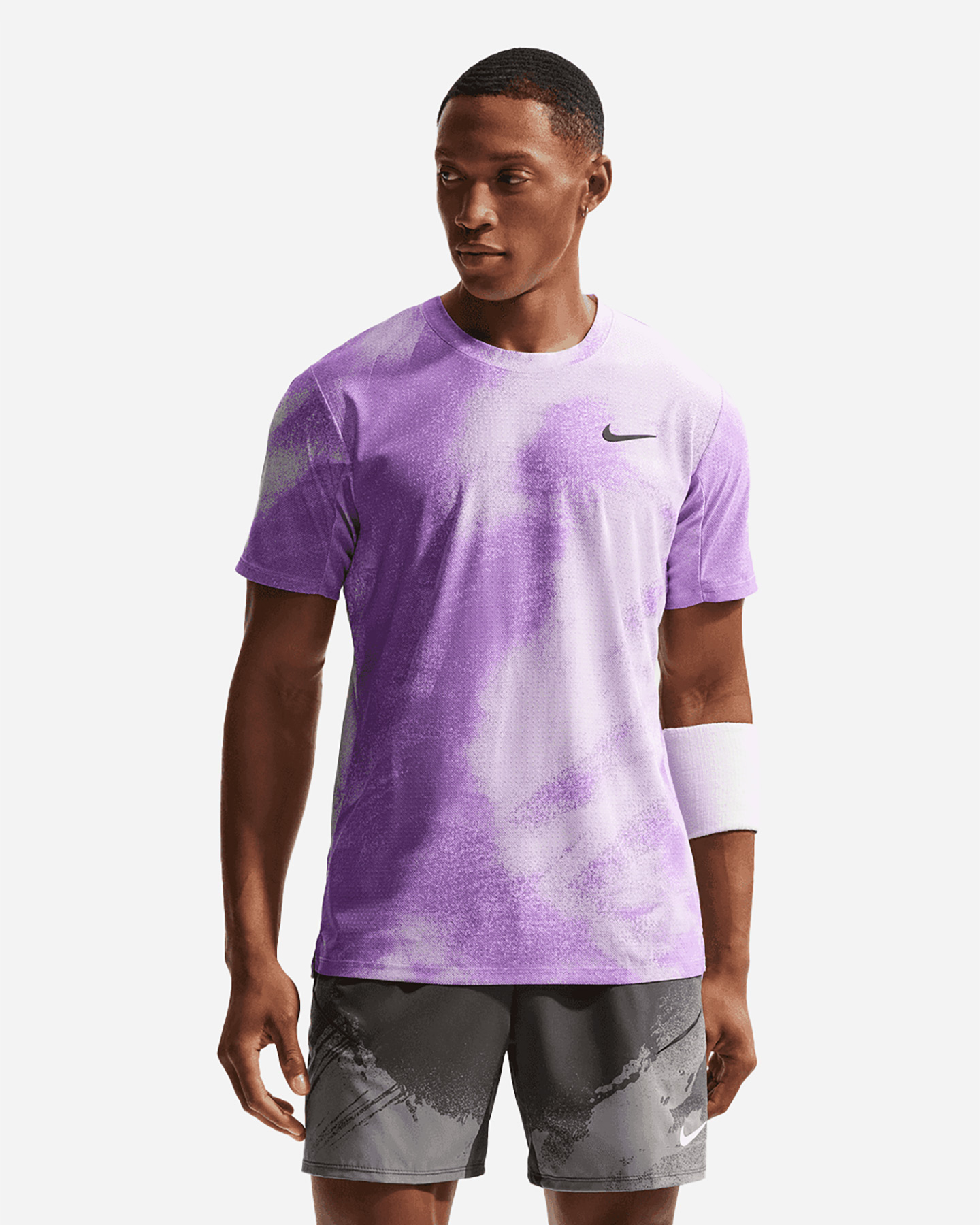 Carlos Rg M - T-shirt Tennis - Uomo - Viola