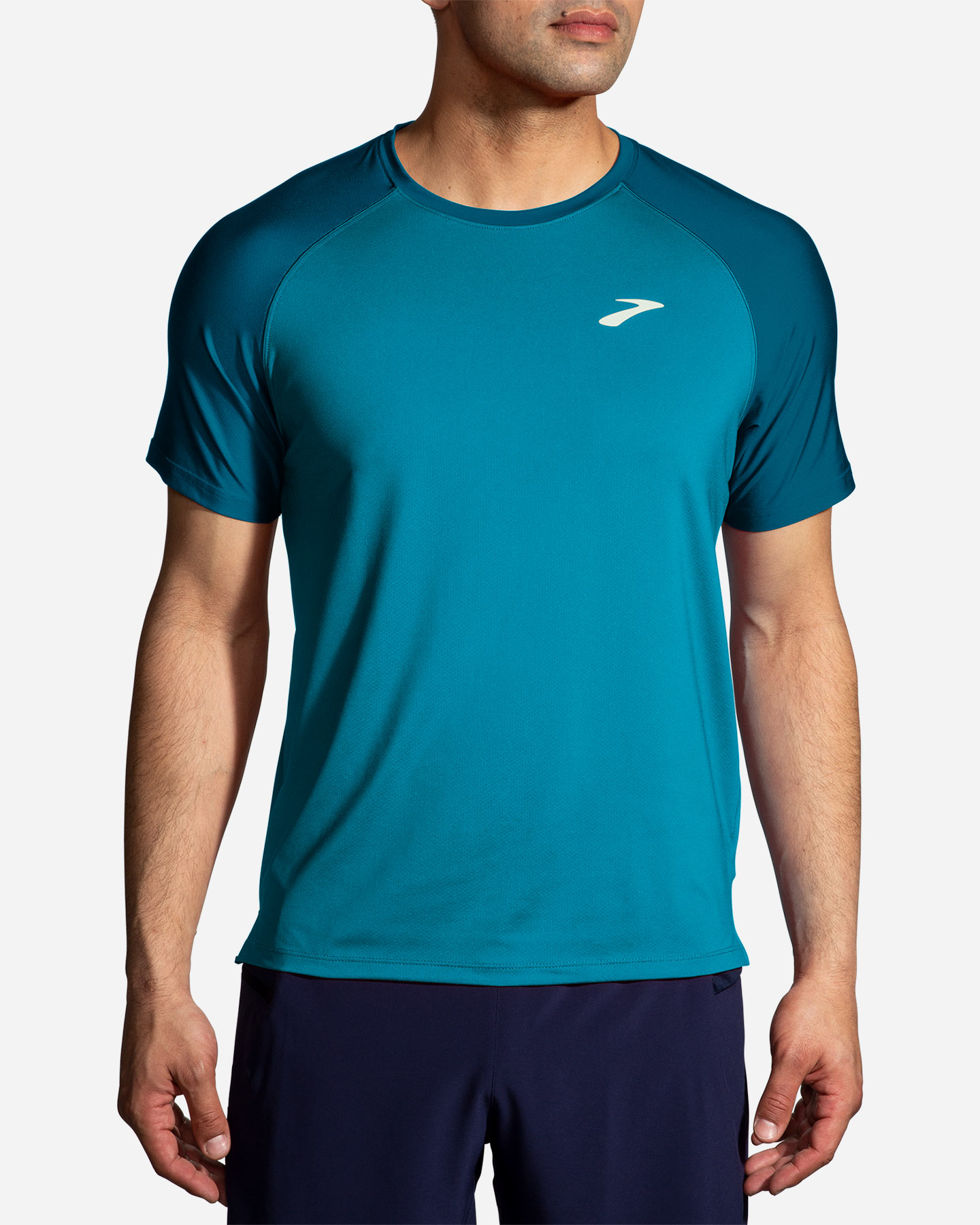T-shirt running BROOKS ATMOSPHERE SHORT SLEEV 2.0 M - Blu - 1 | Cisalfa Sport