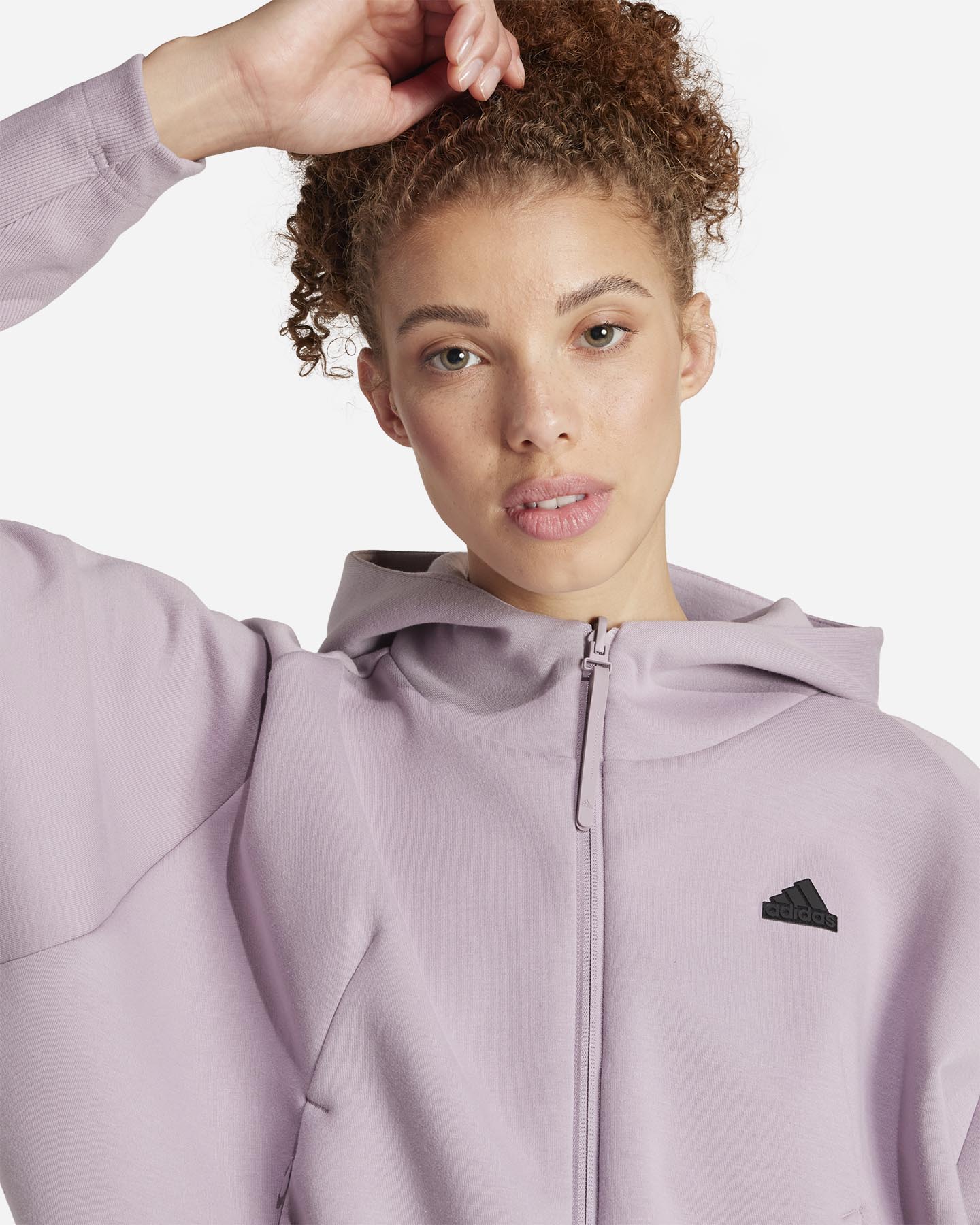 Felpa ADIDAS ZNE W - Lilla - 4 | Cisalfa Sport