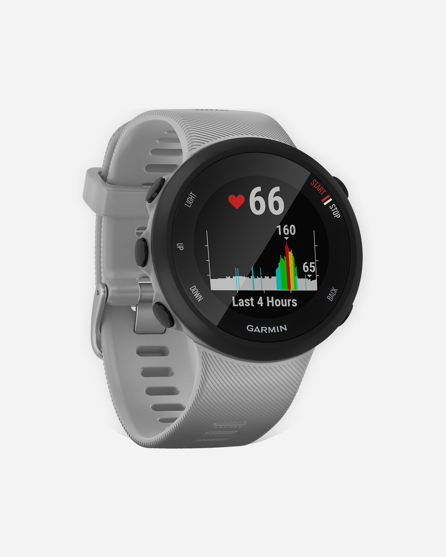 Orologio multifunzione GARMIN FORERUNNER 45 PLUS POWDER  - Grigio - 4 | Cisalfa Sport