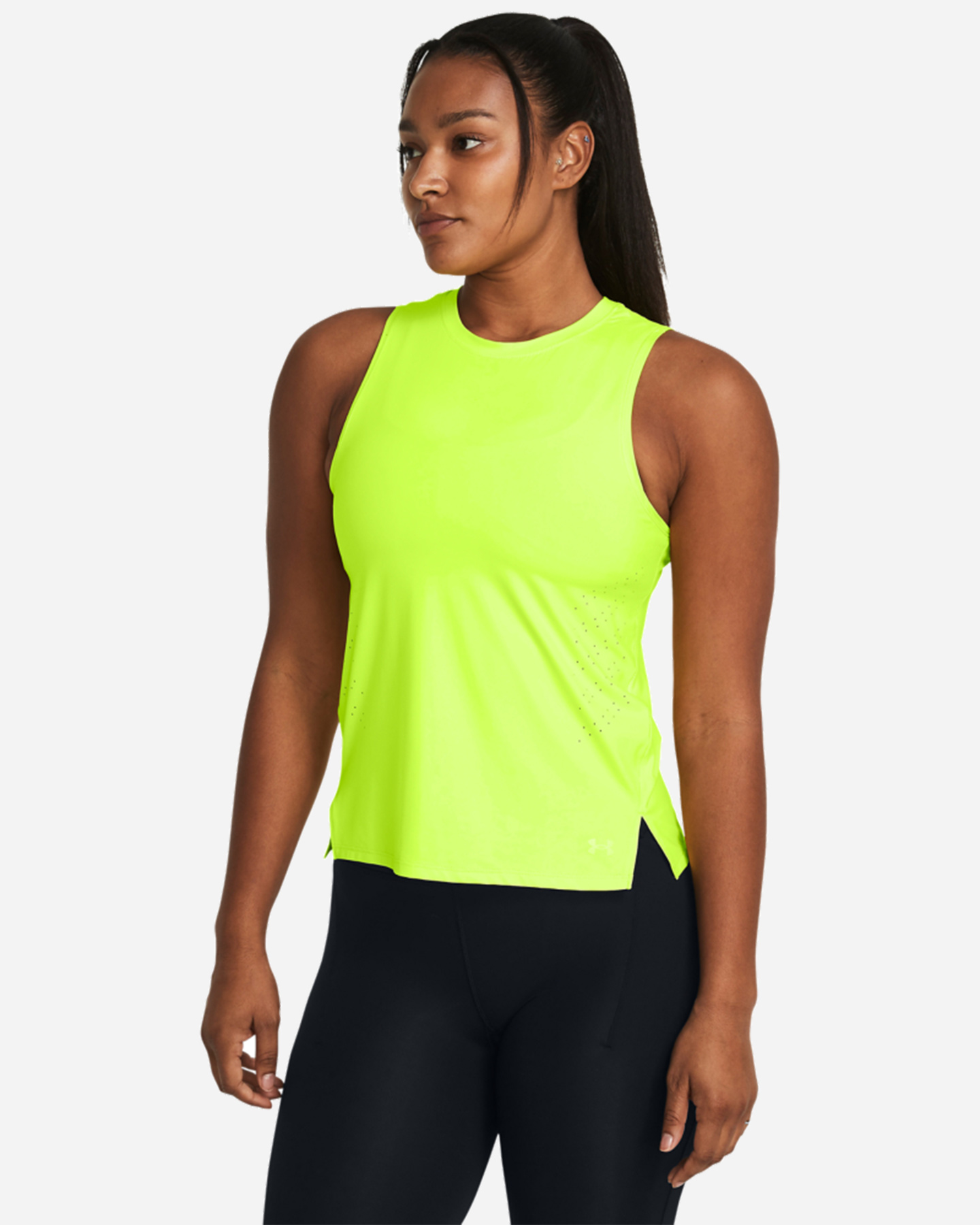 Canotta running UNDER ARMOUR LAUNCH ELITE W - Giallo - 2 | Cisalfa Sport