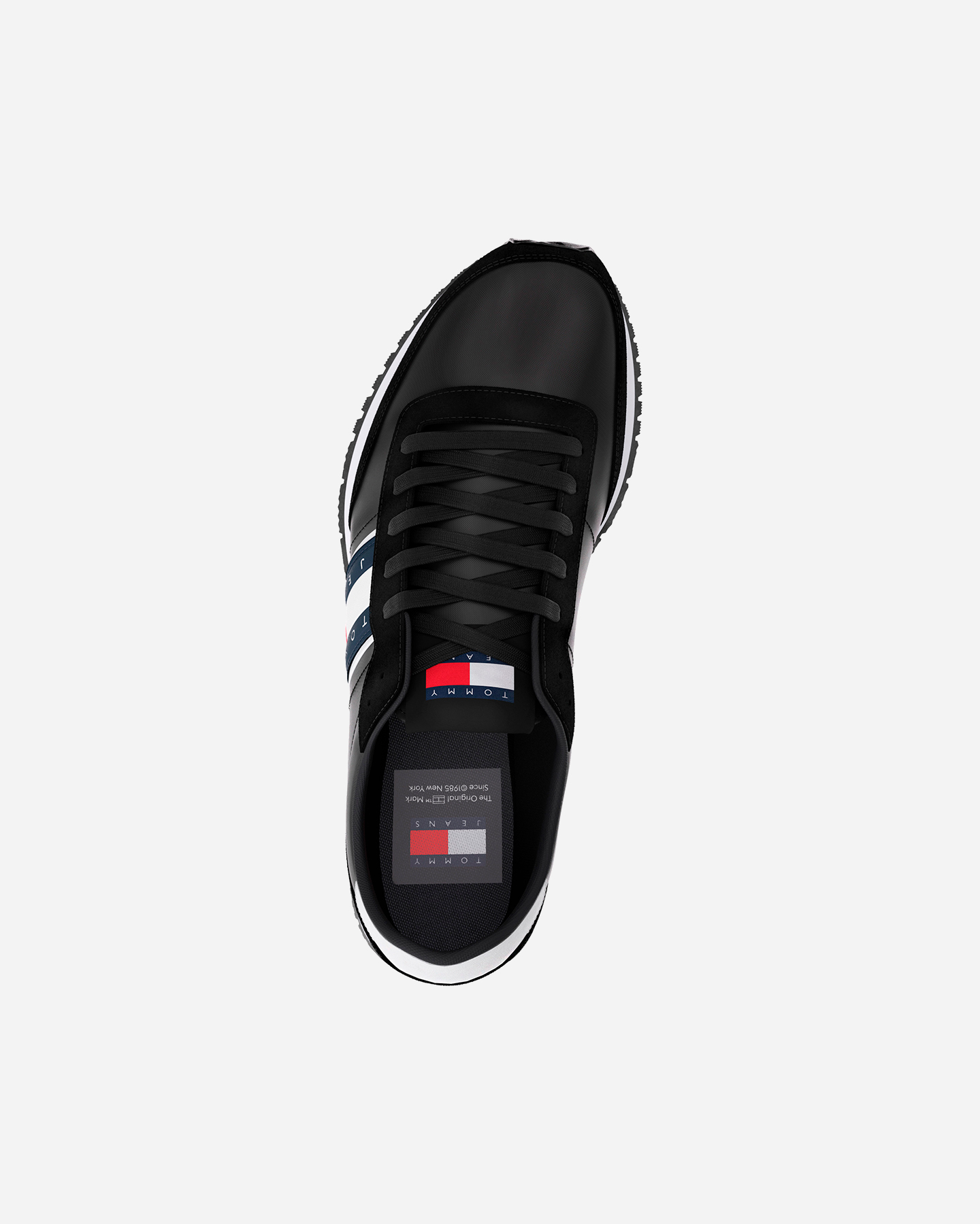 Scarpe sneakers TOMMY HILFIGER RUNNER CASUAL M - Nero - 2 | Cisalfa Sport