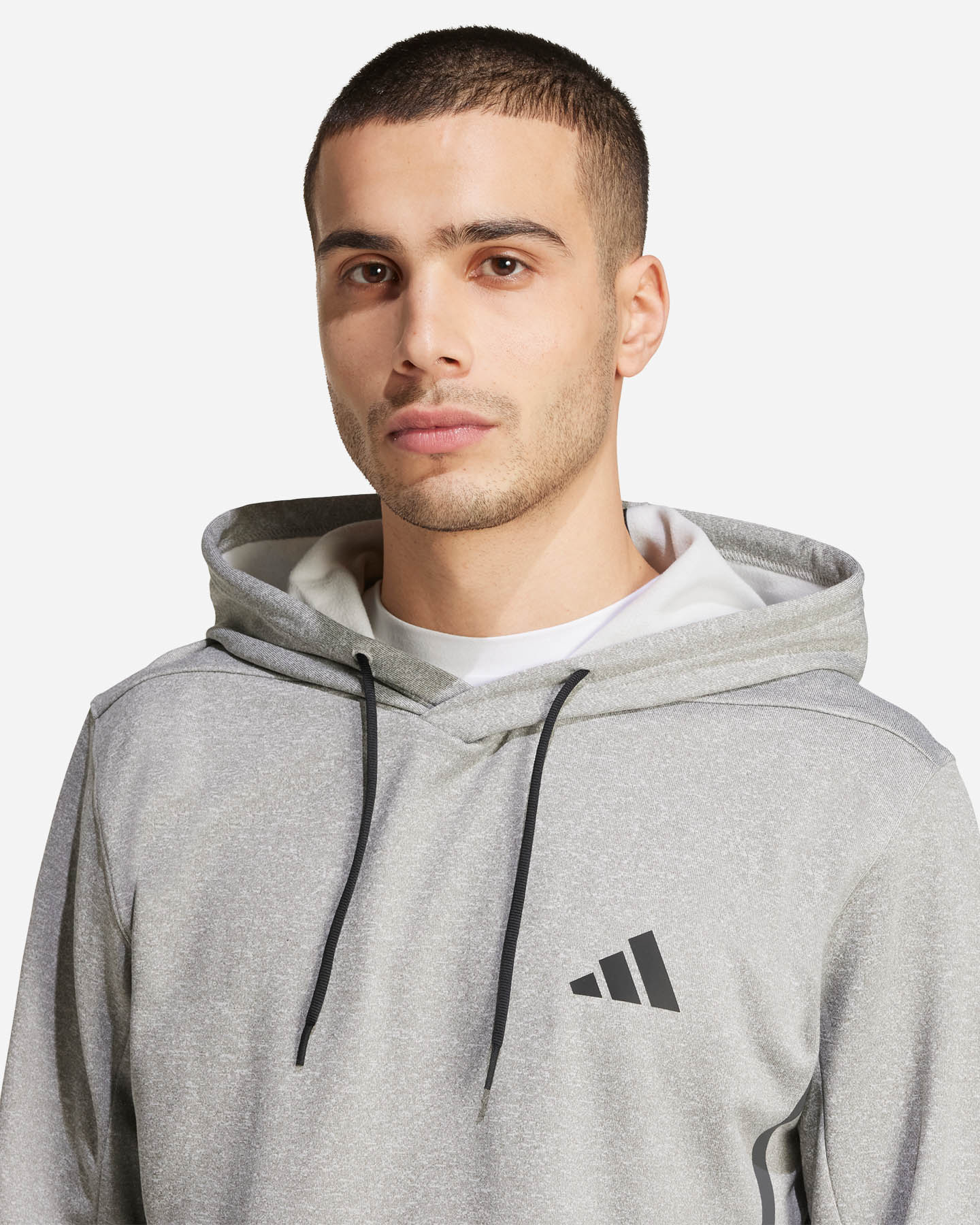 Felpa training ADIDAS CLASSIC M - Grigio - 4 | Cisalfa Sport