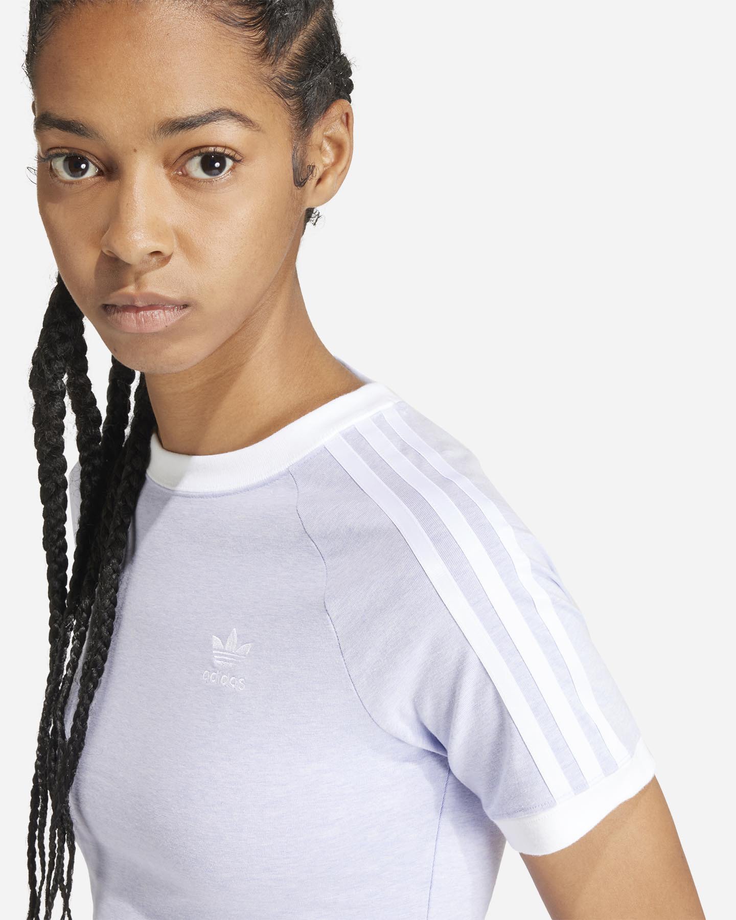 T-shirt ADIDAS ORIGINAL TREFOIL W - Viola - 4 | Cisalfa Sport