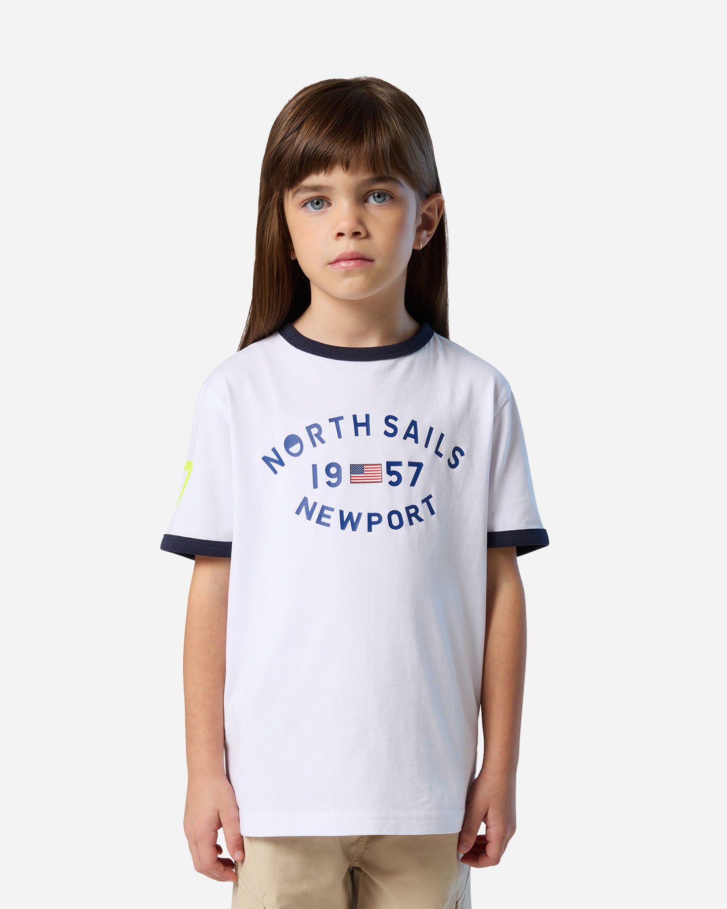 T-shirt NORTH SAILS RIBS JR - Bianco - 1 | Cisalfa Sport