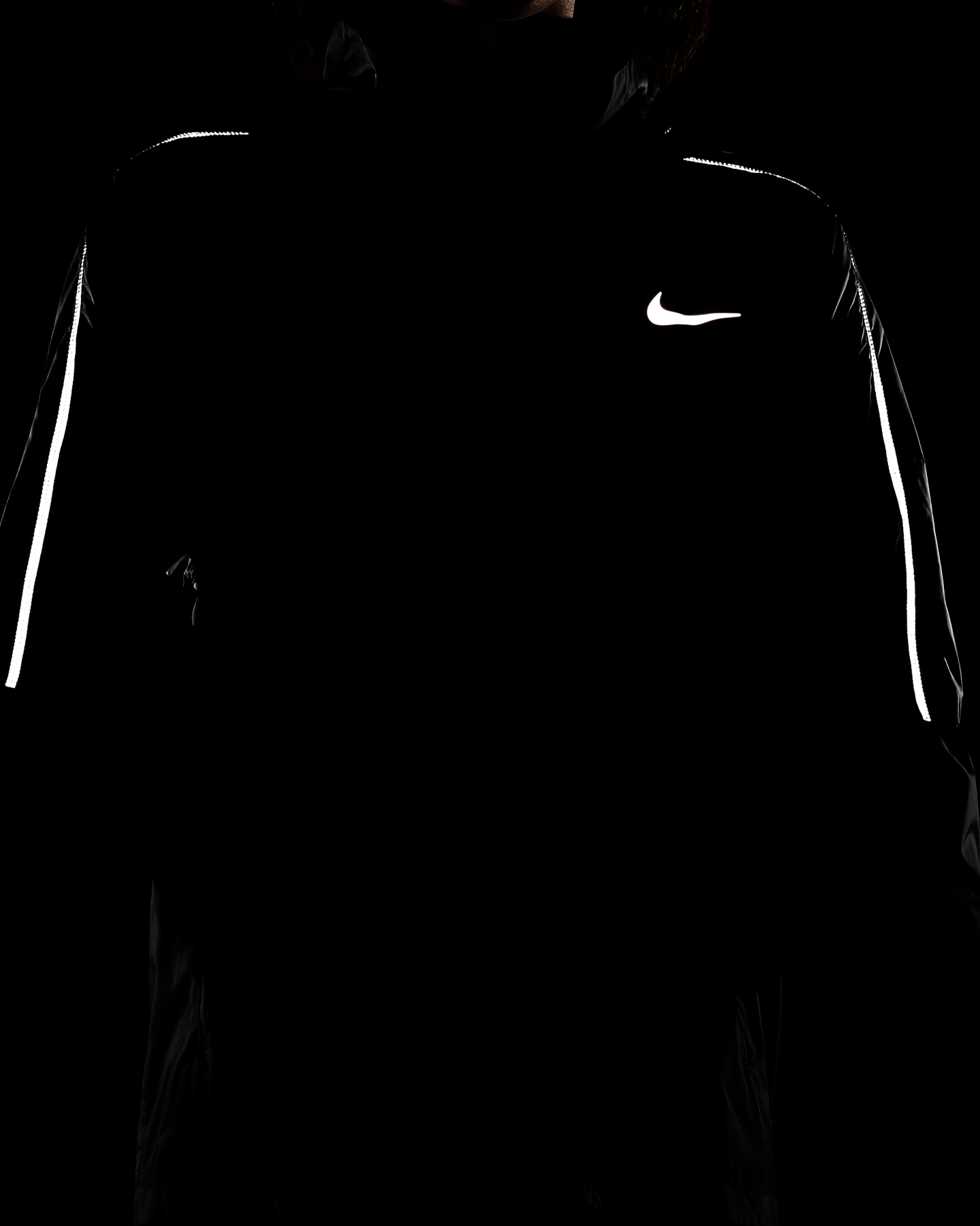 Giacca running NIKE SHIELD W - Nero - 5 | Cisalfa Sport