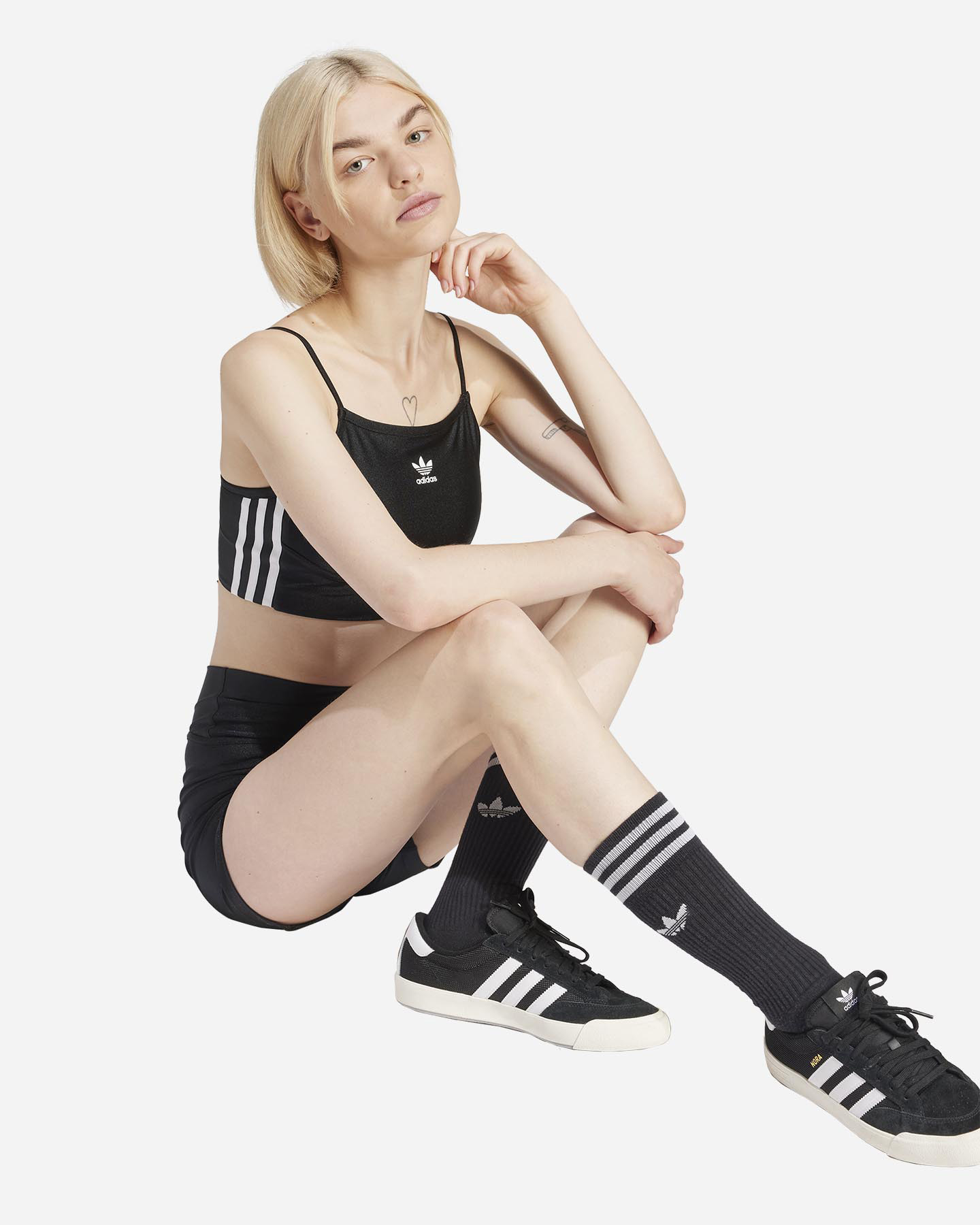 Canotta ADIDAS ORIGINAL 3STRIPES W - Nero - 3 | Cisalfa Sport