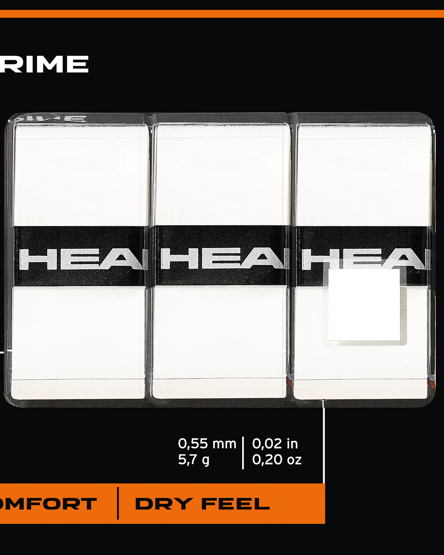 Grip tennis HEAD PRIME - Color mix - 1 | Cisalfa Sport