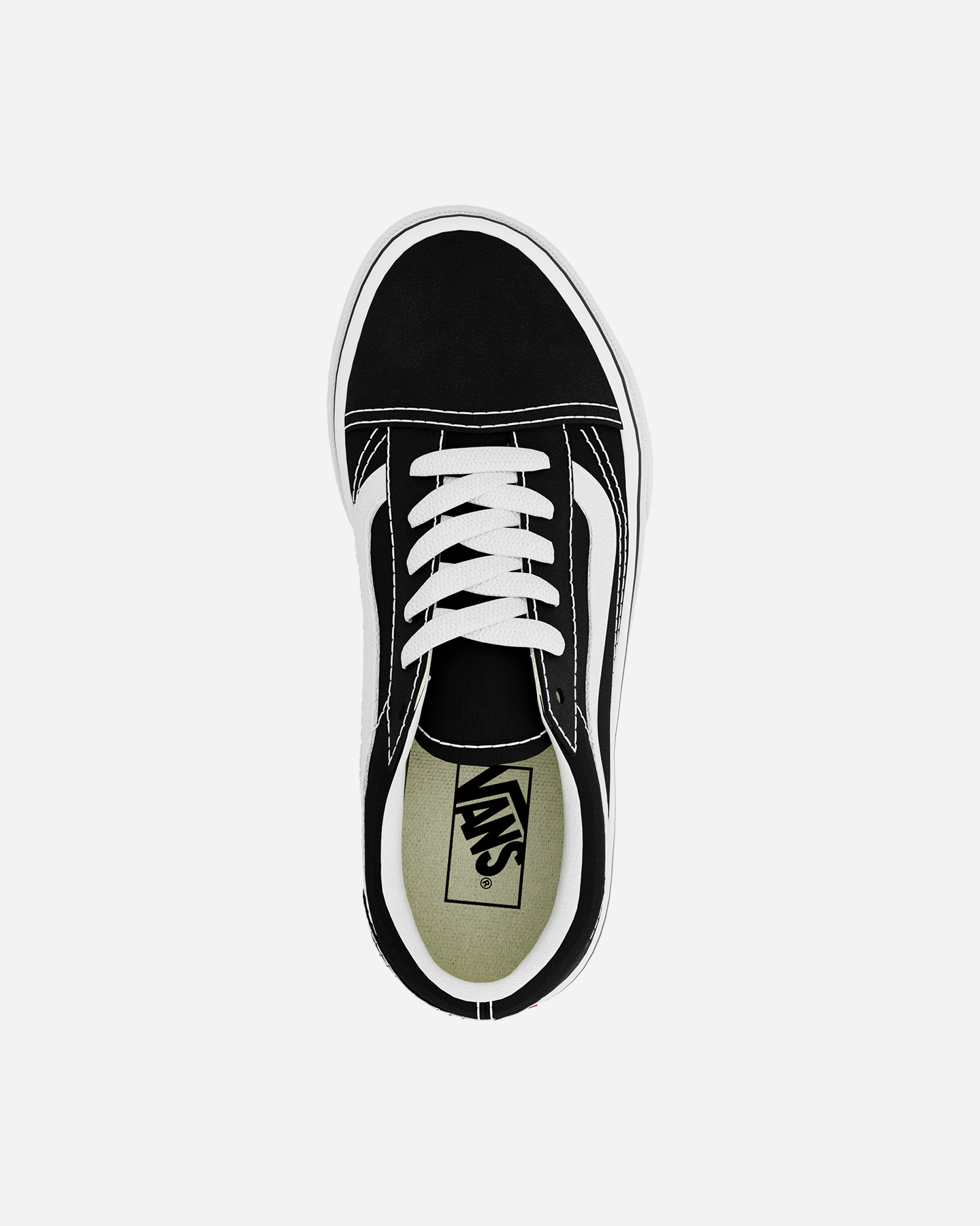 Scarpe sneakers VANS OLD SKOOL PS JR - Nero - 3 | Cisalfa Sport