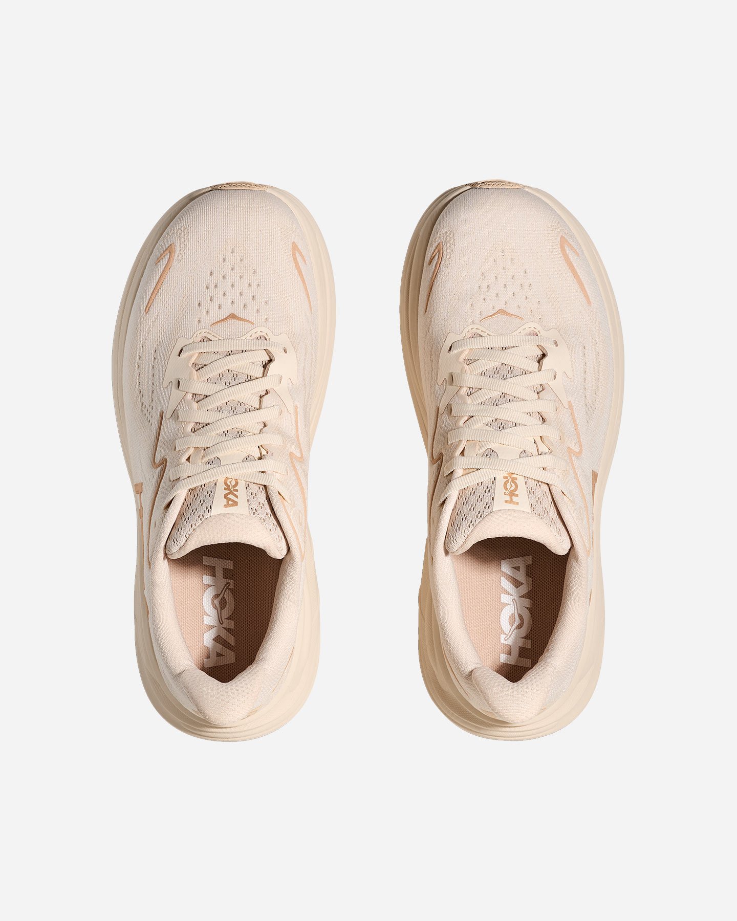 Scarpe running HOKA CLIFTON 10 W - Beige - 3 | Cisalfa Sport