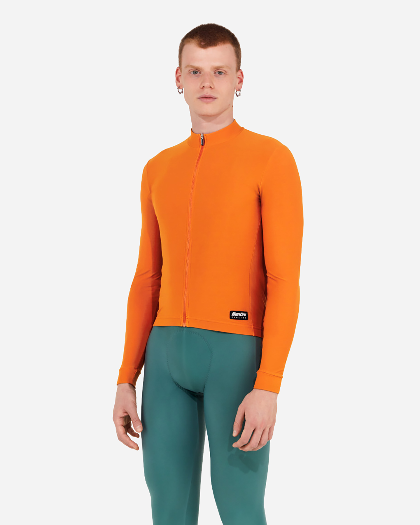 Maglia ciclismo SANTINI READY TO RIDE M - Arancione - 1 | Cisalfa Sport