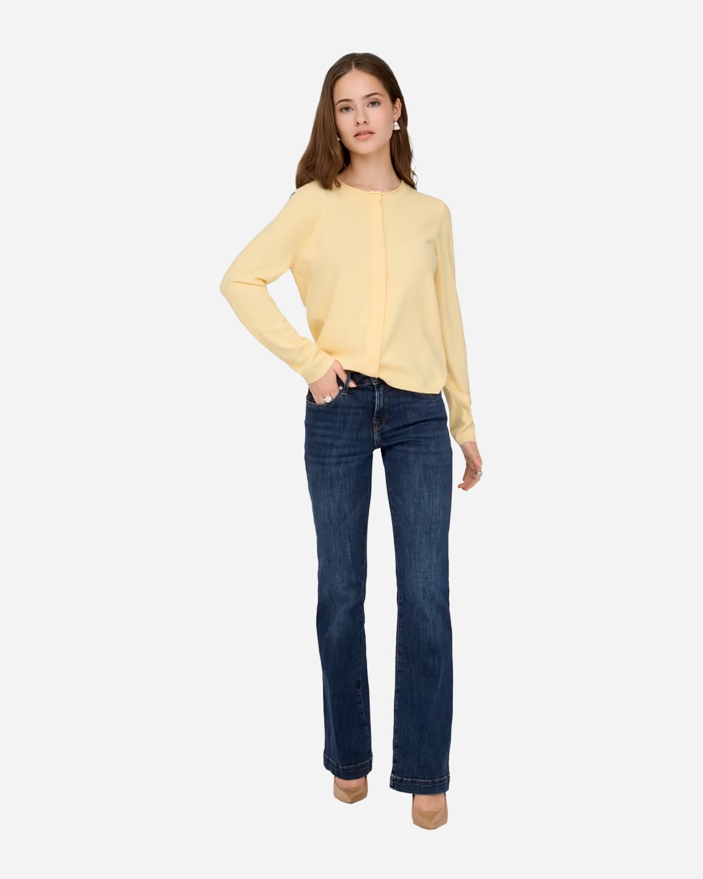 Jeans ONLY POWER FLARED PUSHUP L32 W - Denim - 3 | Cisalfa Sport