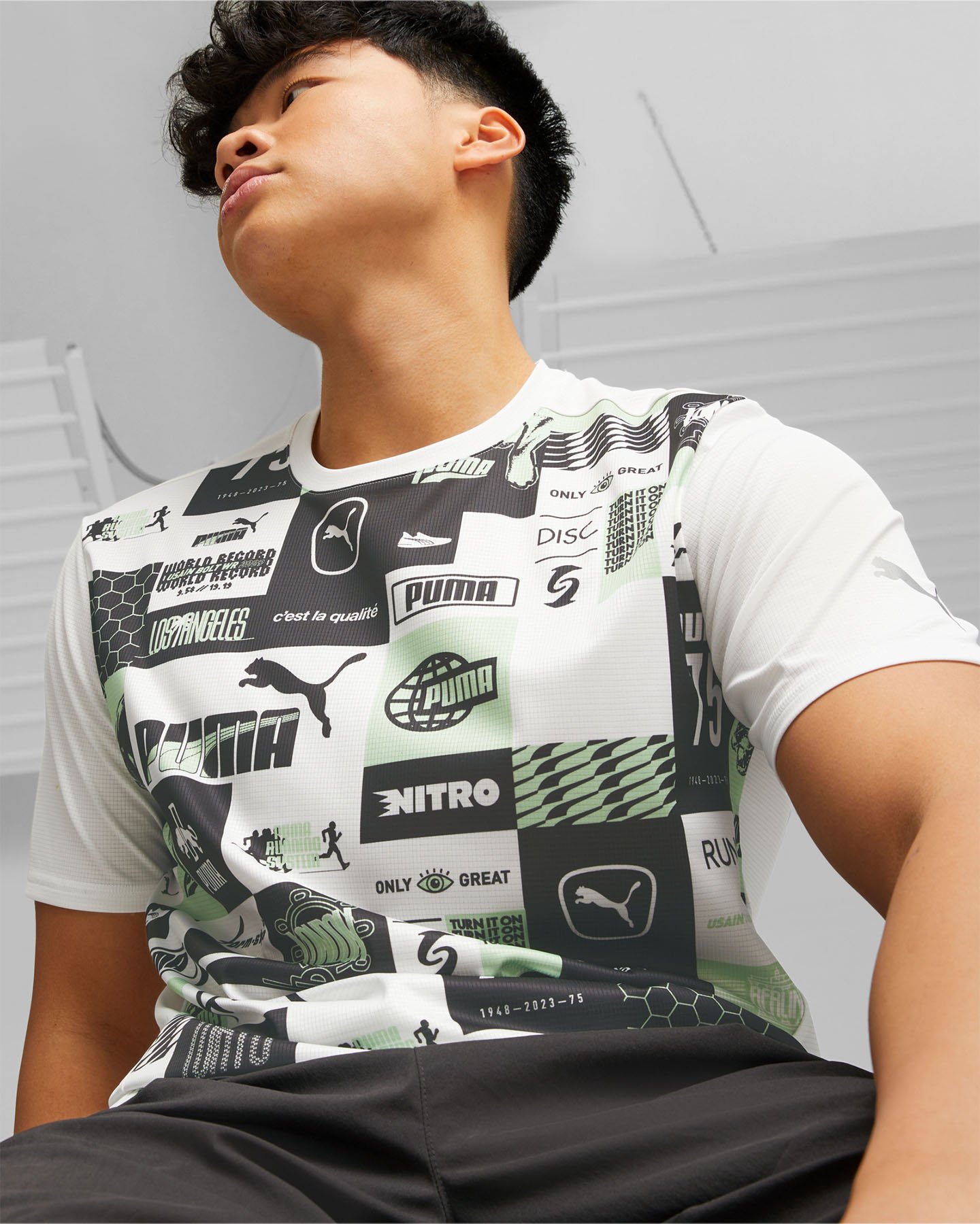 T-shirt running PUMA RUN FAVOURITE M - Bianco - 4 | Cisalfa Sport