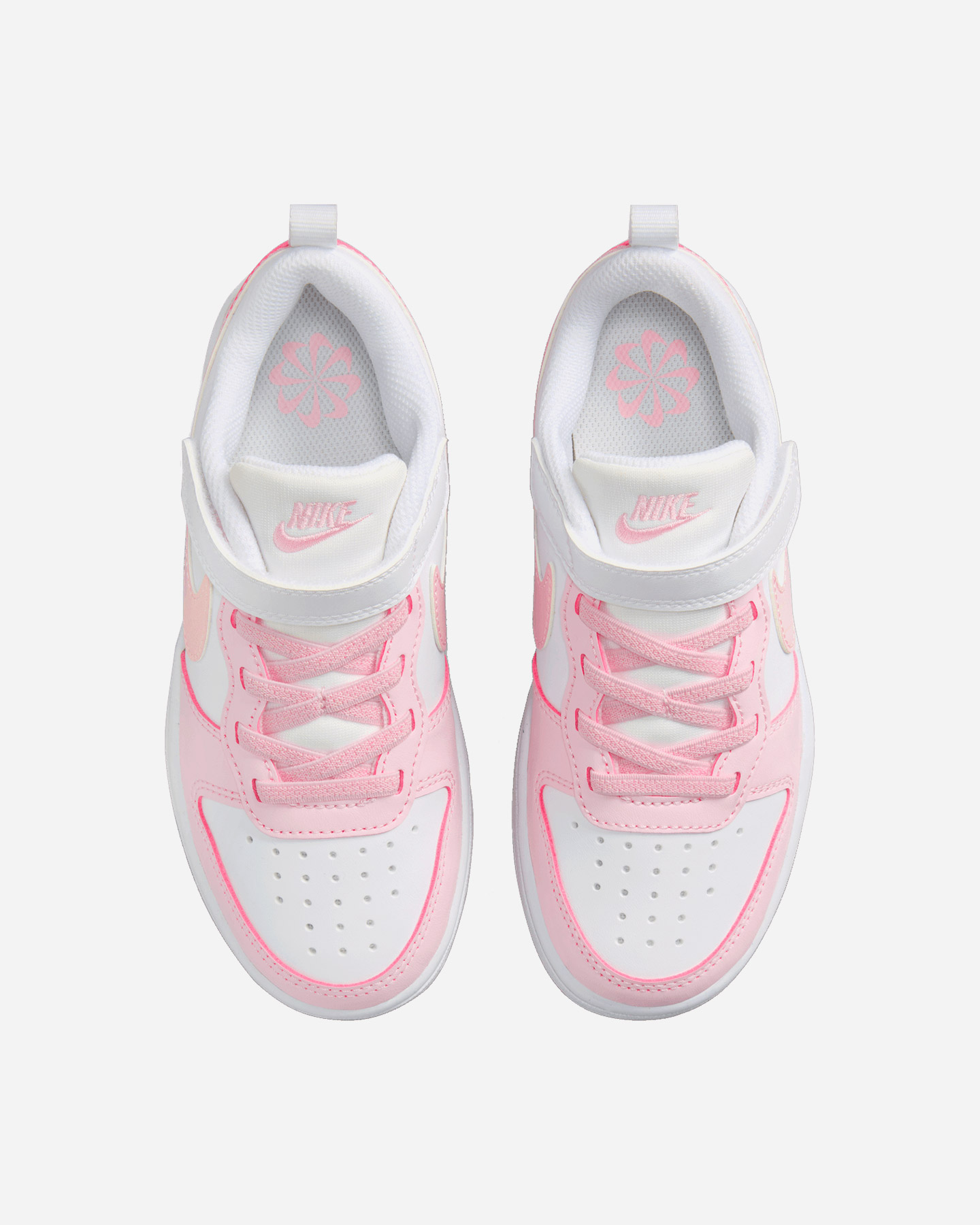 Scarpe sneakers NIKE COURT BOROUGH LOW RECRAFT PS JR - Rosa - 3 | Cisalfa Sport