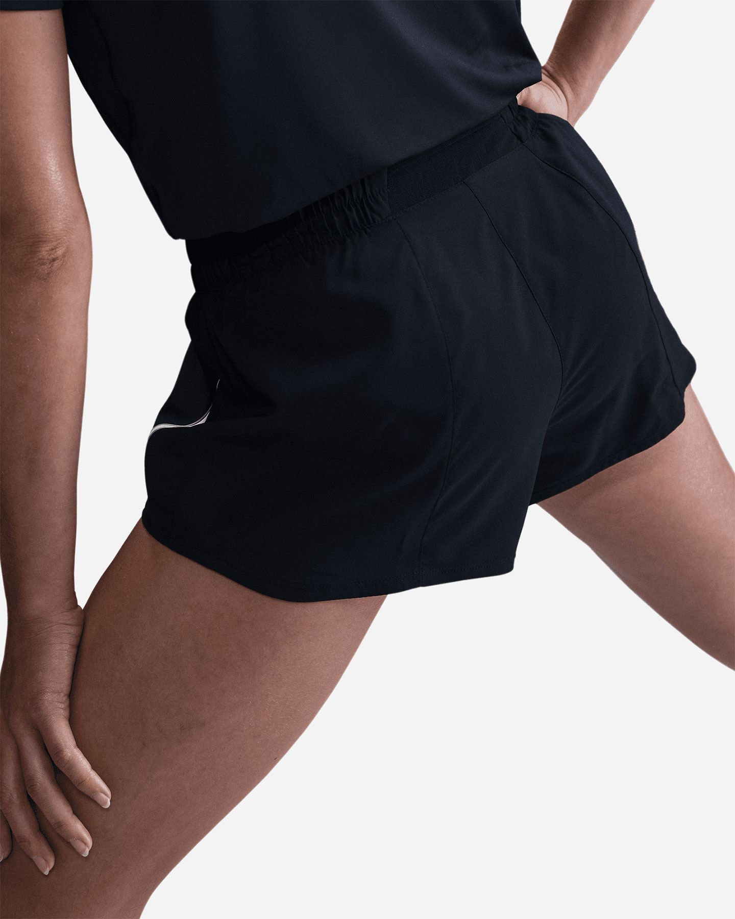 Short running NIKE ONE SWOOSH W - Nero - 3 | Cisalfa Sport