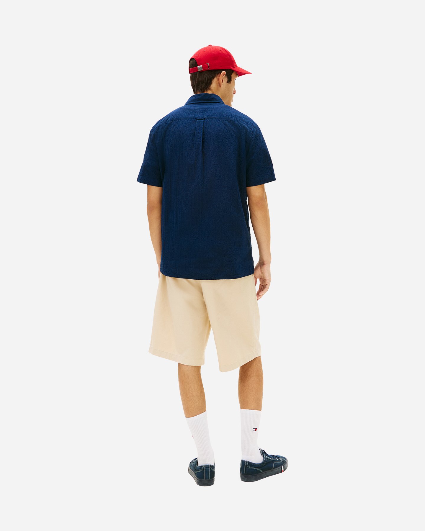 Camicia TOMMY HILFIGER SEERSUCKER M - Blu Navy - 3 | Cisalfa Sport