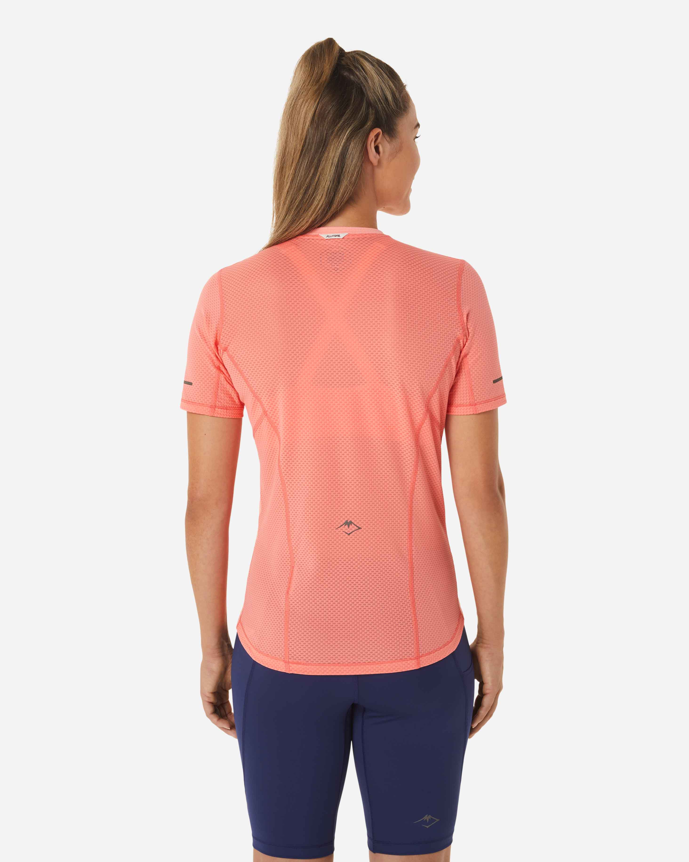 T-shirt running ASICS FUJITRAIL W - Rosa - 2 | Cisalfa Sport