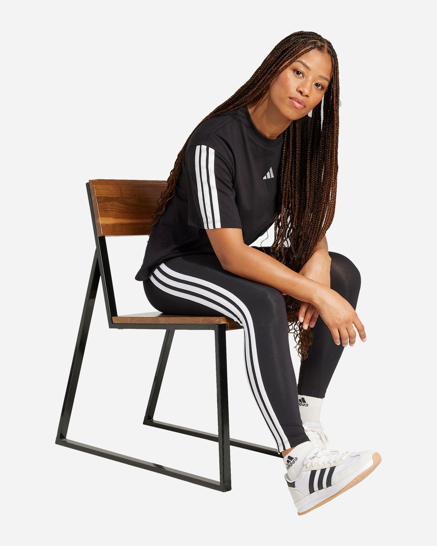 Leggings ADIDAS 3STRIPES W - Nero - 3 | Cisalfa Sport