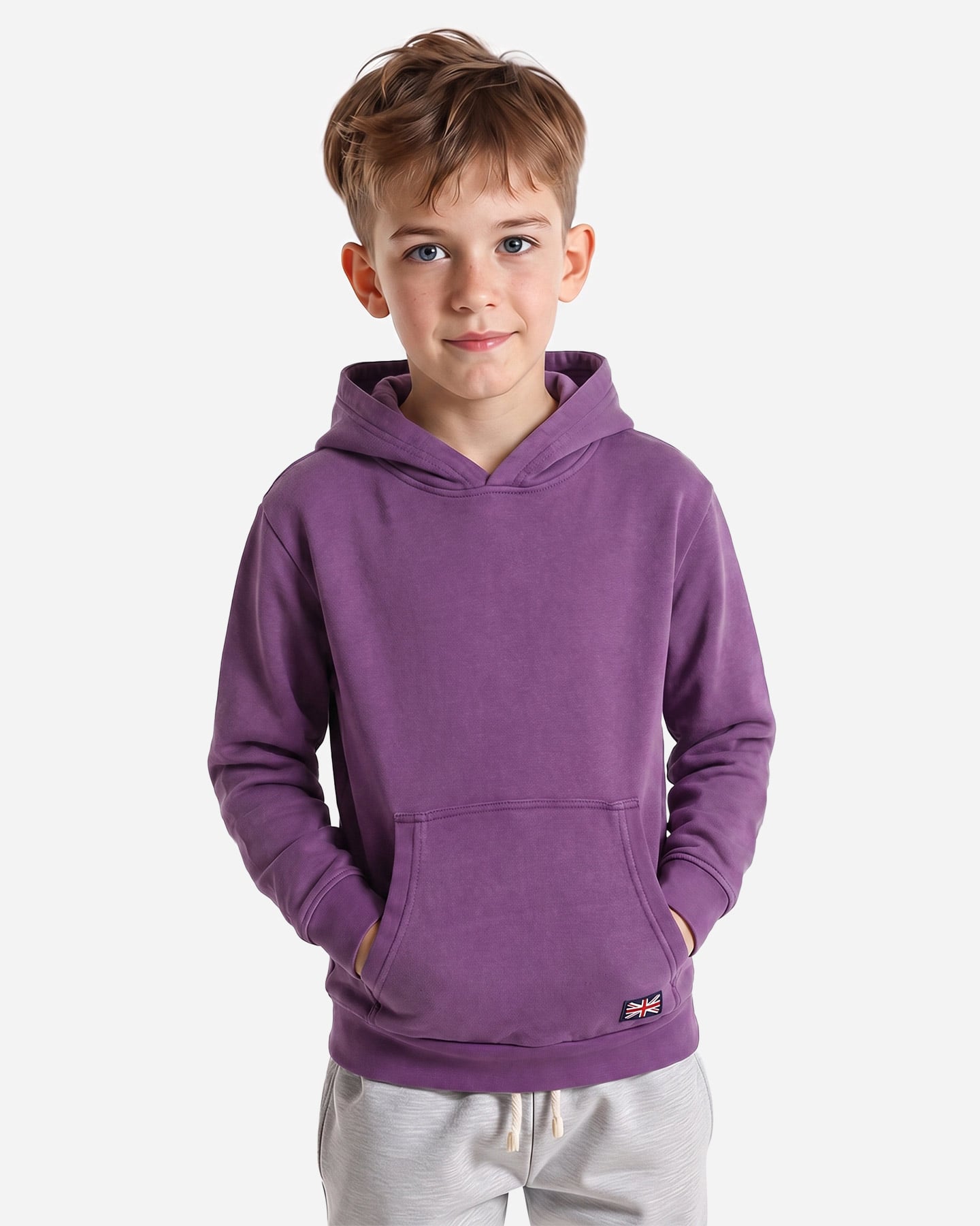 Felpa ADMIRAL BASIC FLAG JR - Viola - 2 | Cisalfa Sport