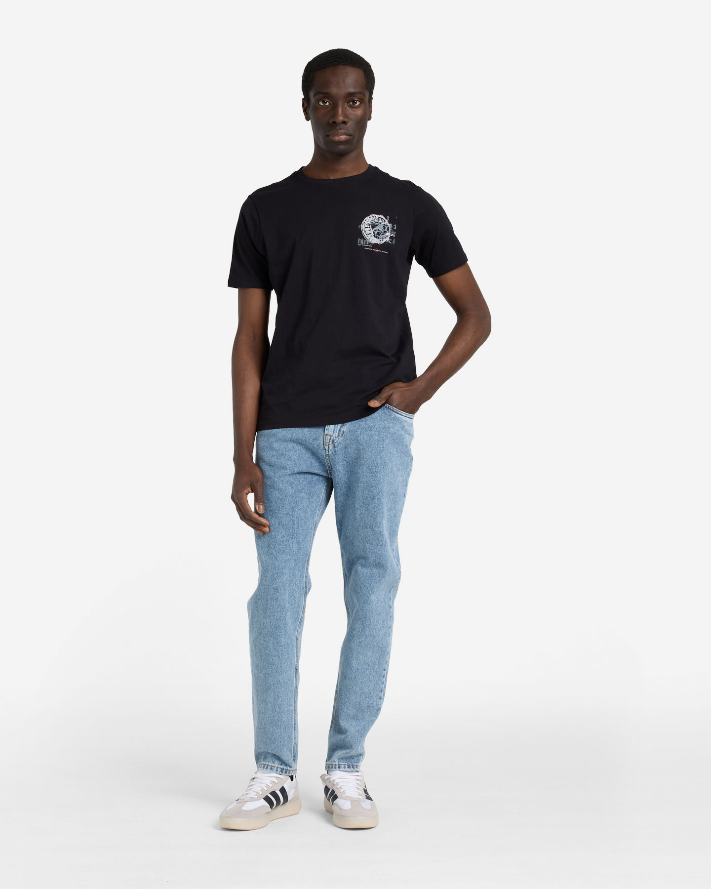 T-shirt BEAR WAVES AFTER WAVES M - Nero - 4 | Cisalfa Sport