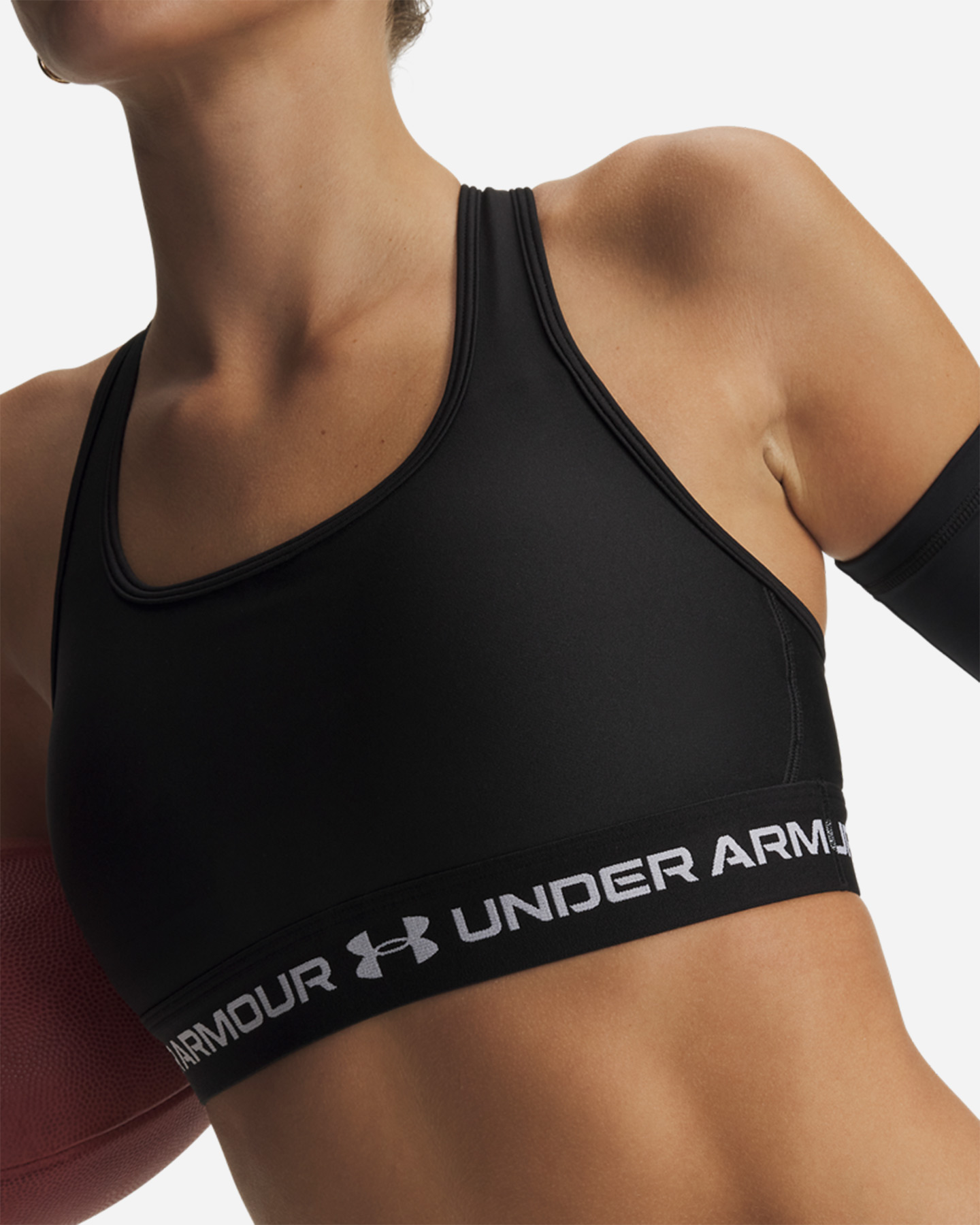 Bra training UNDER ARMOUR MID CROSSBACK W - Nero - 2 | Cisalfa Sport