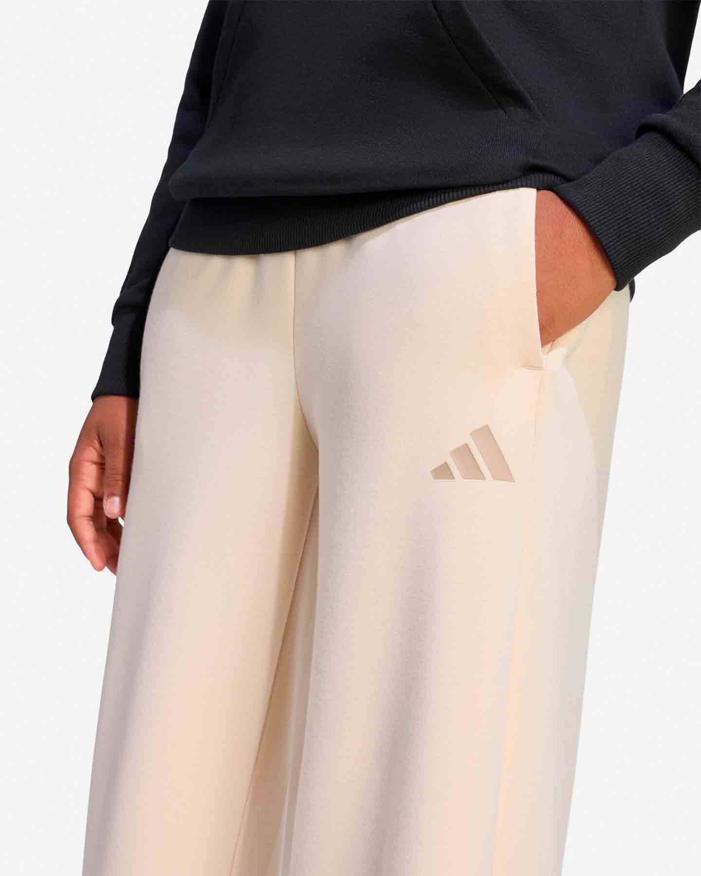Pantalone ADIDAS FUTURE ICONS 3STRIPES JR - Beige - 4 | Cisalfa Sport