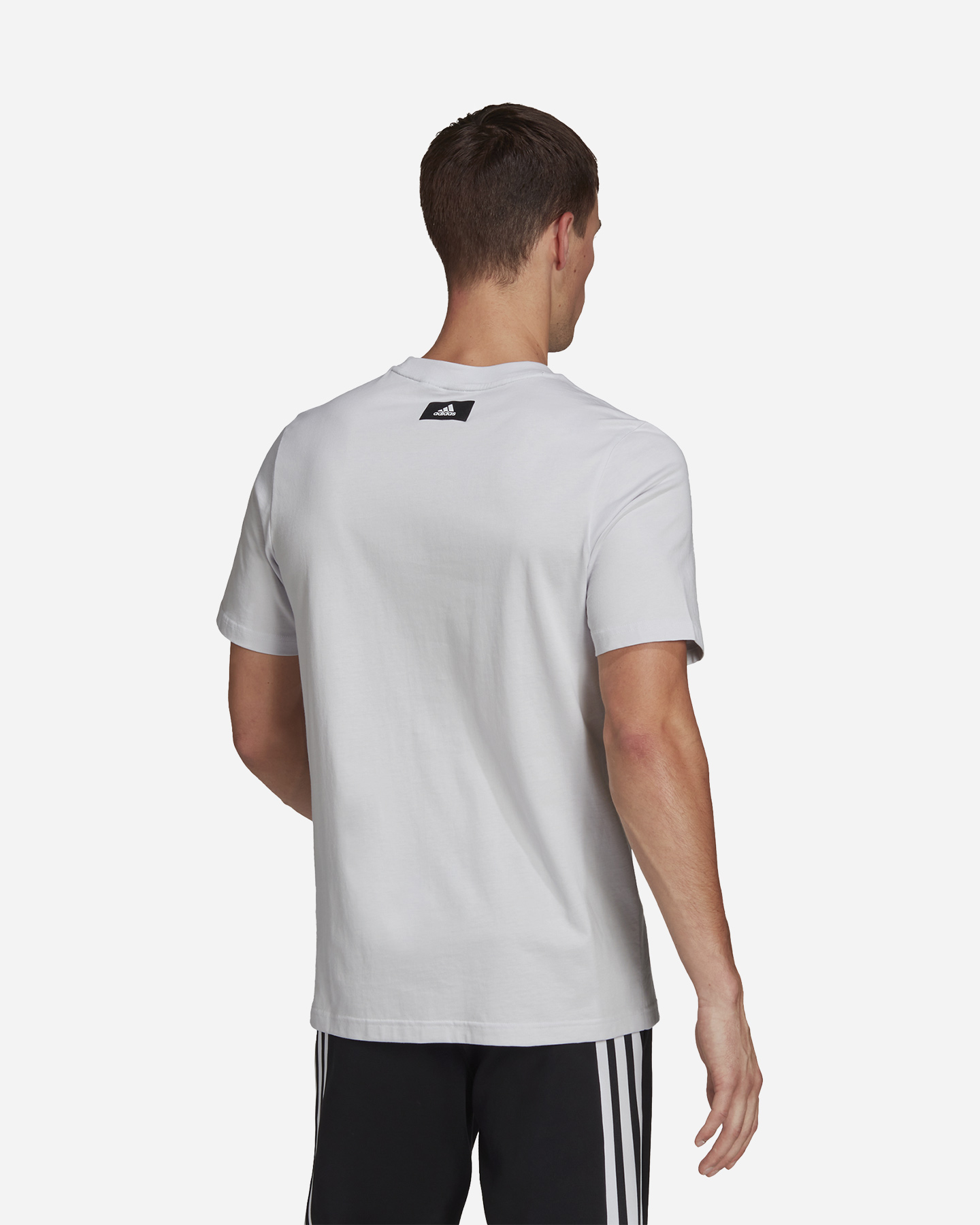 T-shirt ADIDAS 3BAR BIG LOGO M - Bianco - 3 | Cisalfa Sport