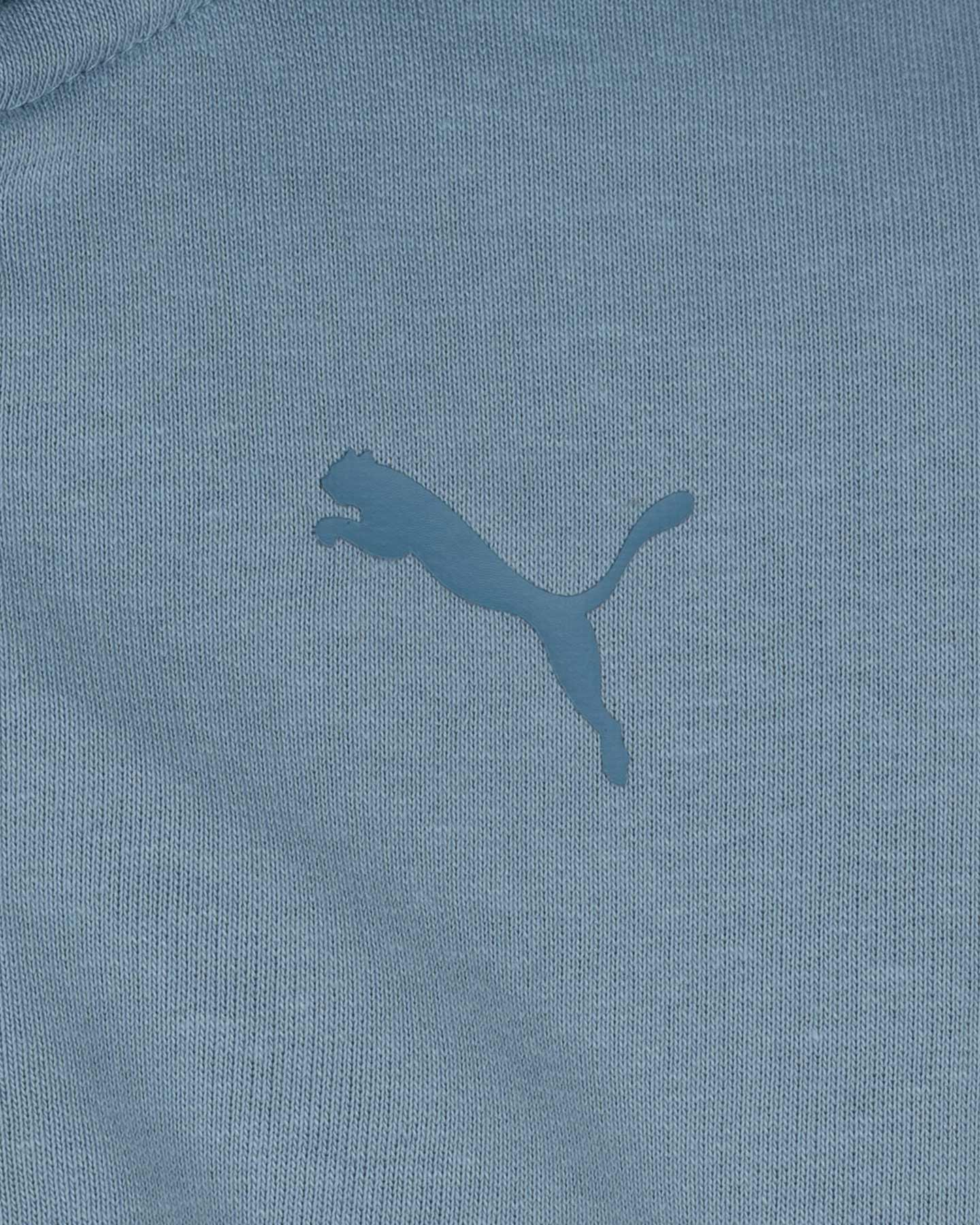 Felpa PUMA CLASSIC JR - Blu - 2 | Cisalfa Sport