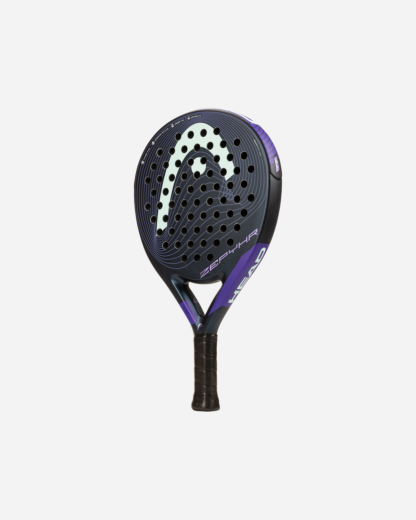 Racchetta padel intermedia HEAD ZEPHYR PADEL - Nero - 1 | Cisalfa Sport