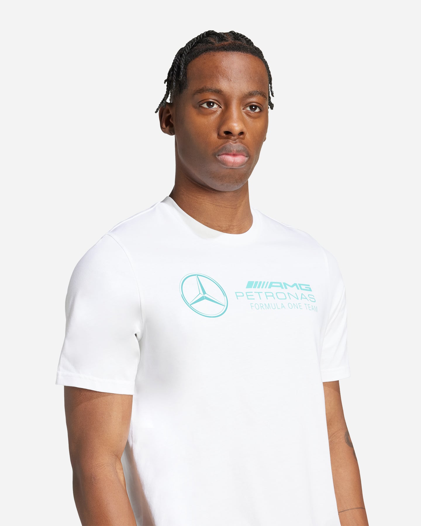 T-shirt ADIDAS MERCEDES DNA M - Bianco - 4 | Cisalfa Sport